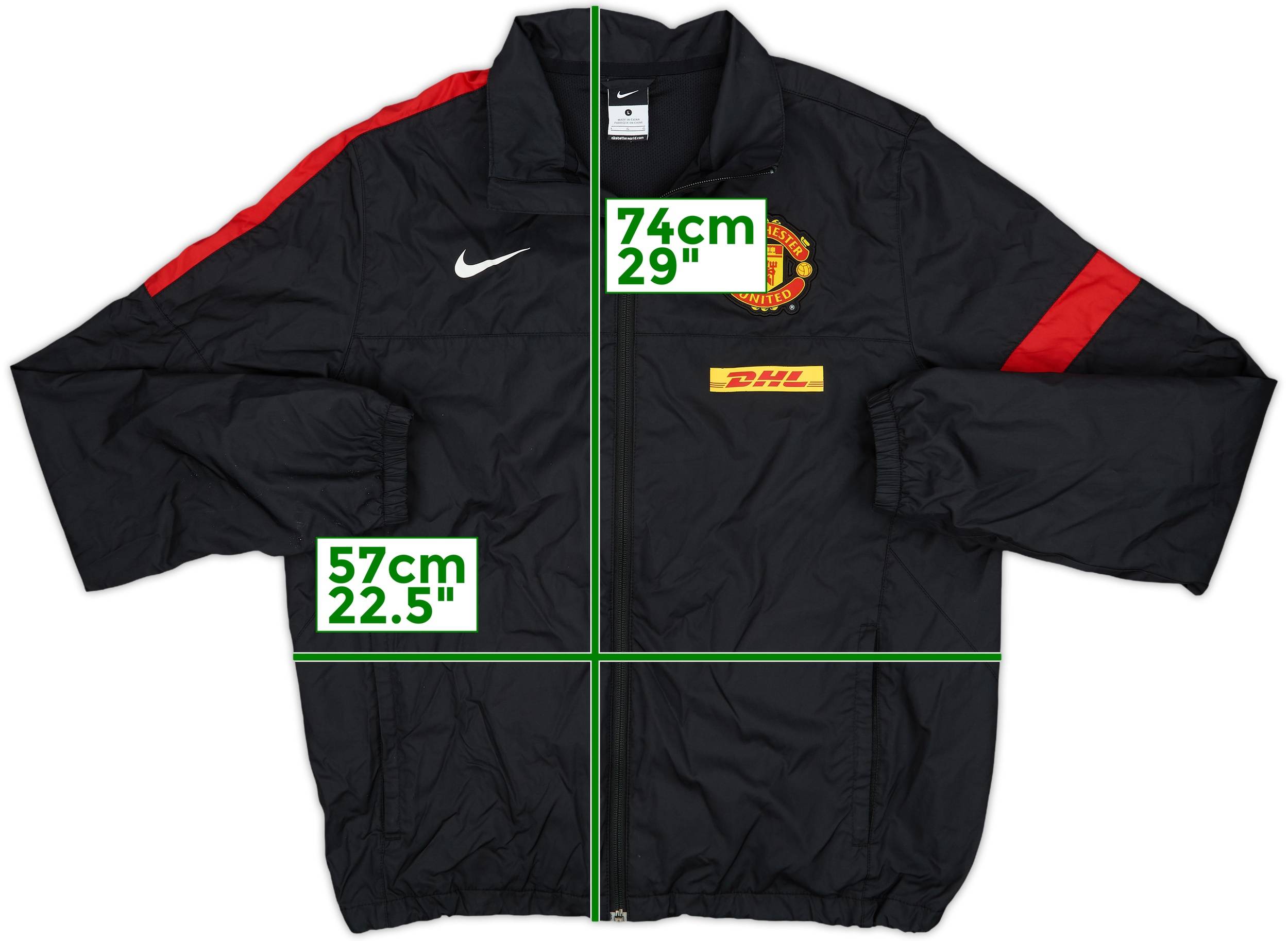 2008-09 Manchester United Nike Track Jacket - 8/10 - (S)
