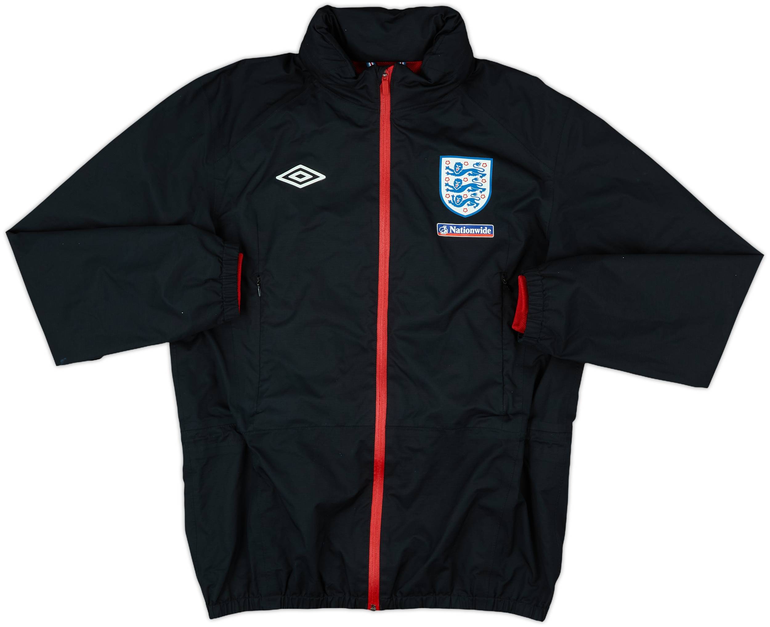 2010-11 England Umbro Hooded Rain Jacket - 8/10 - (M)