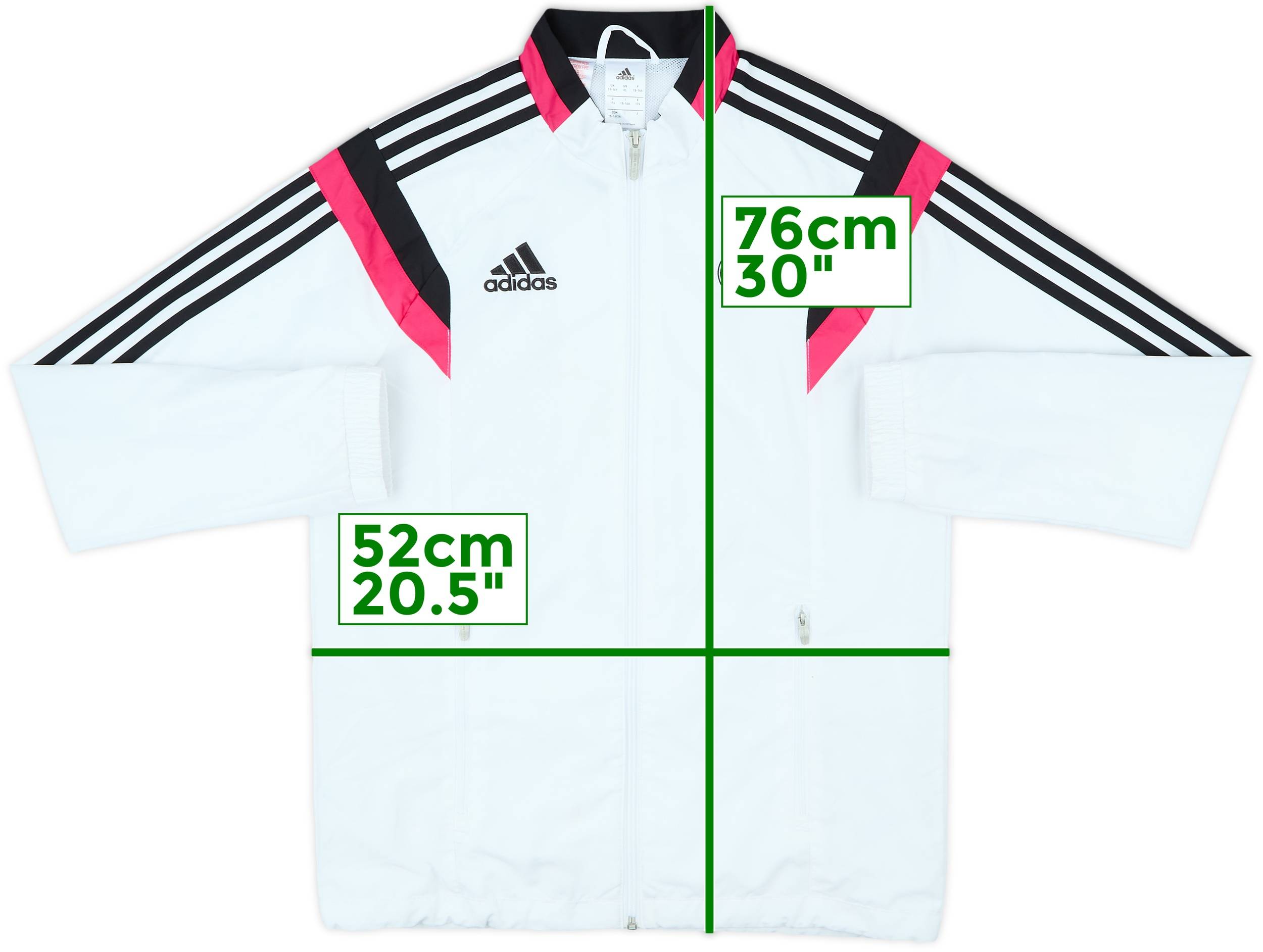 Real Madrid adidas ジャージ XL ホワイト 2014-15 Real Madrid adidas Track Jacket - 7/10 - (XL.Boys)