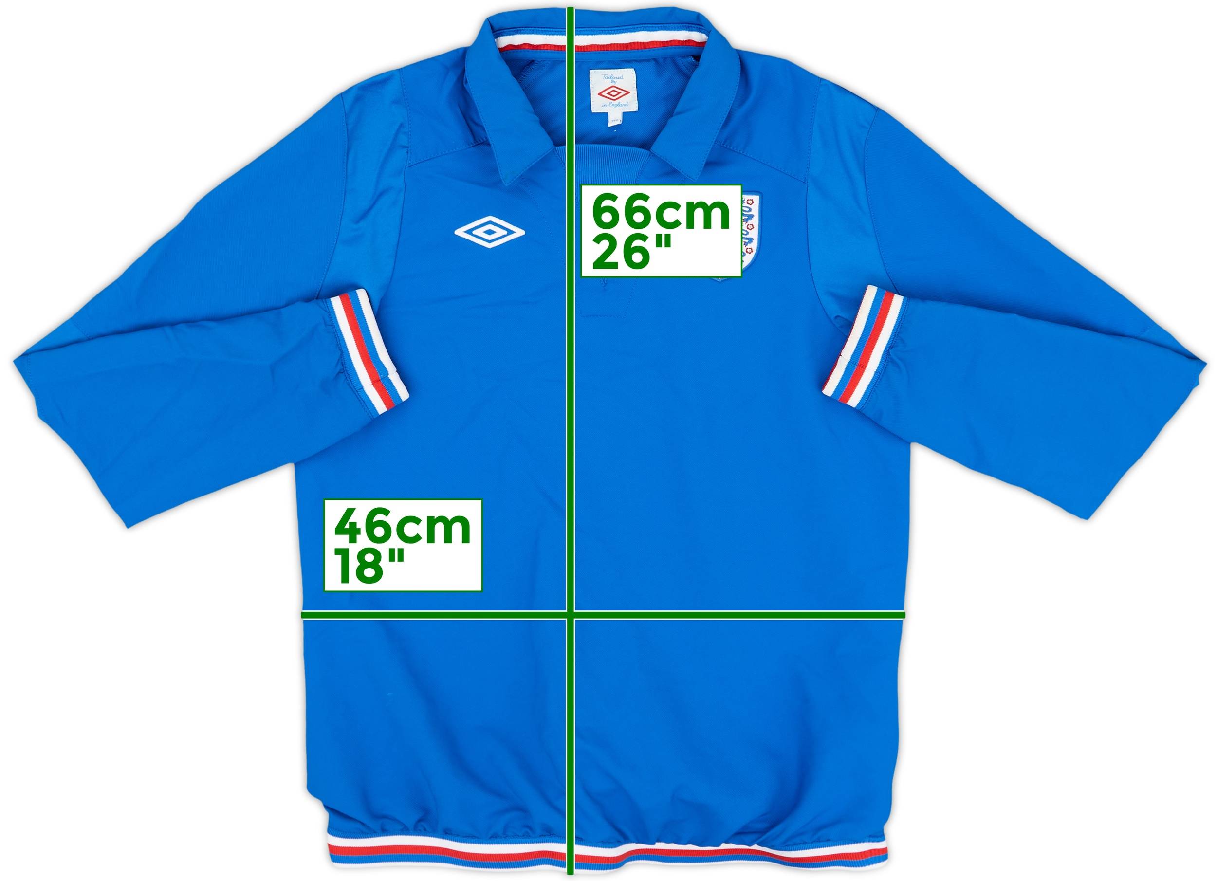 2010-11 England Umbro Drill Top - 8/10 - (XL.Boys)