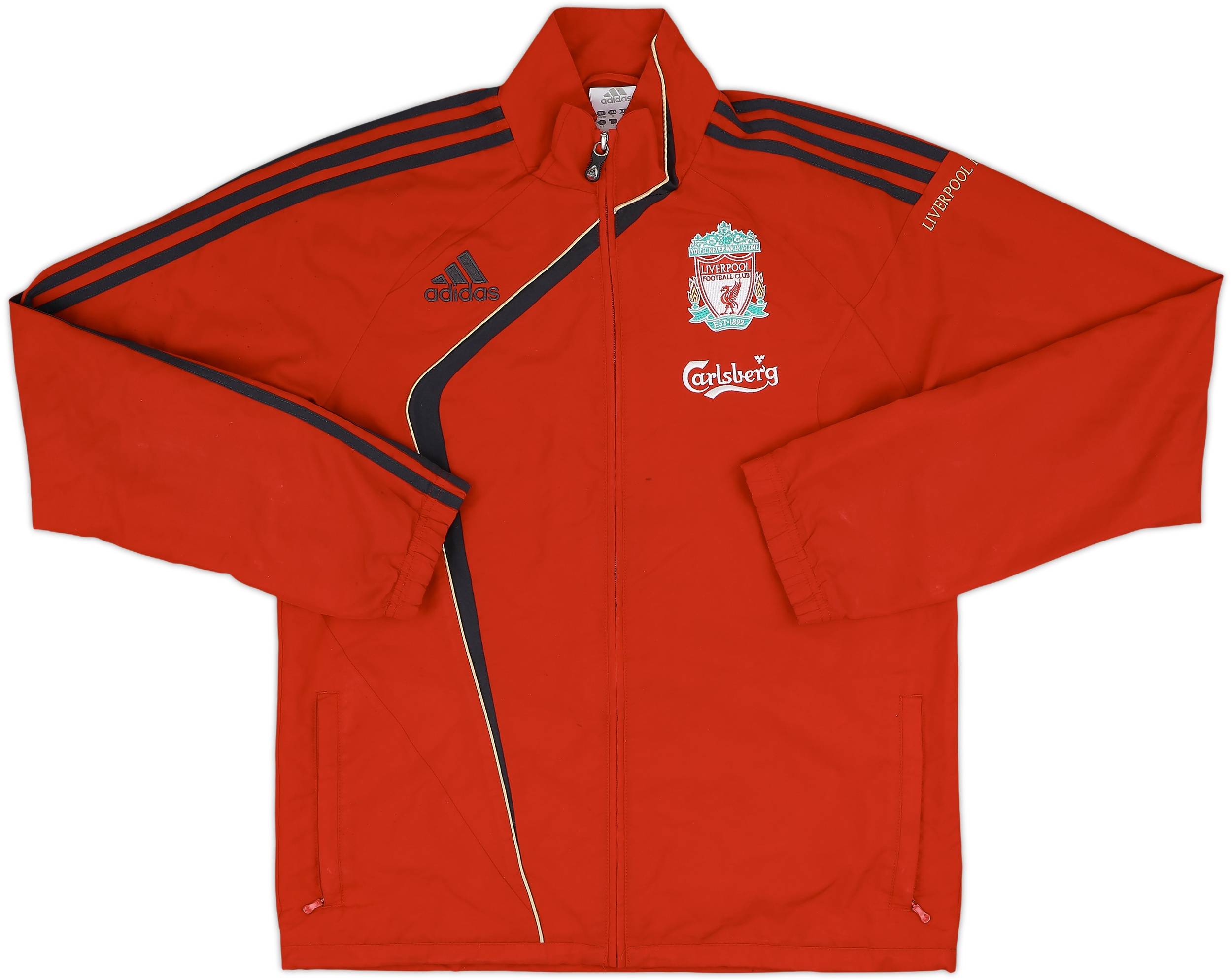 2008-09 Liverpool adidas Track Jacket - 8/10 - (S)