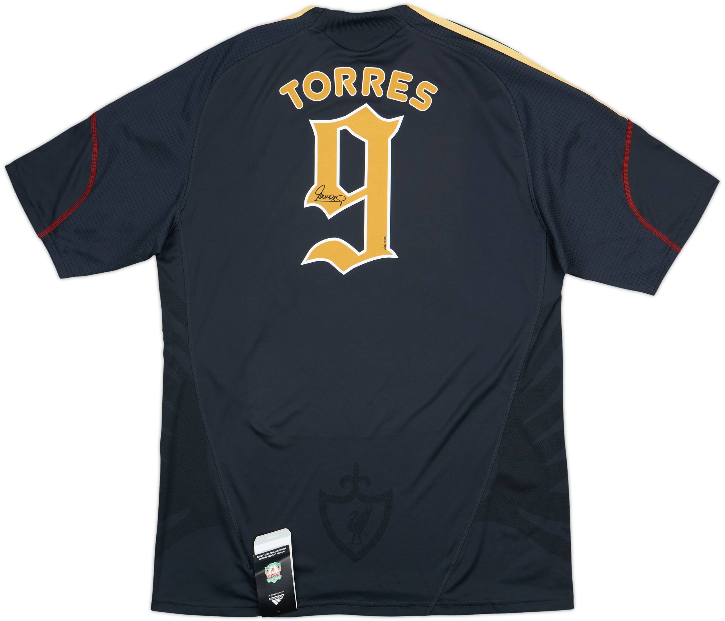 2009-10 Liverpool Limited Edition Away Shirt 2702/9999 Torres #9 (L)
