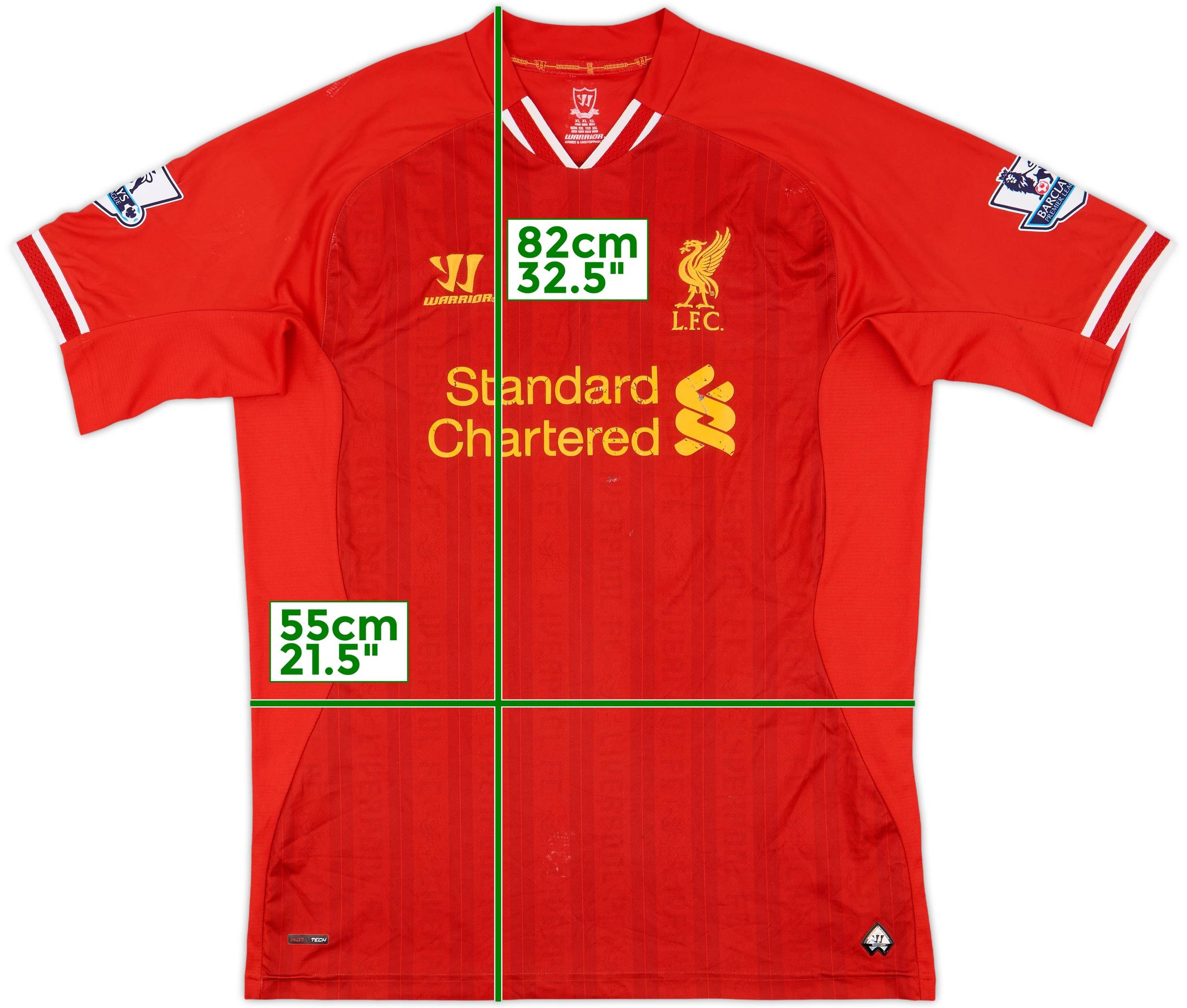ウェア 13/14 Liverpool Home Retro Kit Season 2013-14 Liverpool Home Shirt - 5/10 - (XL)