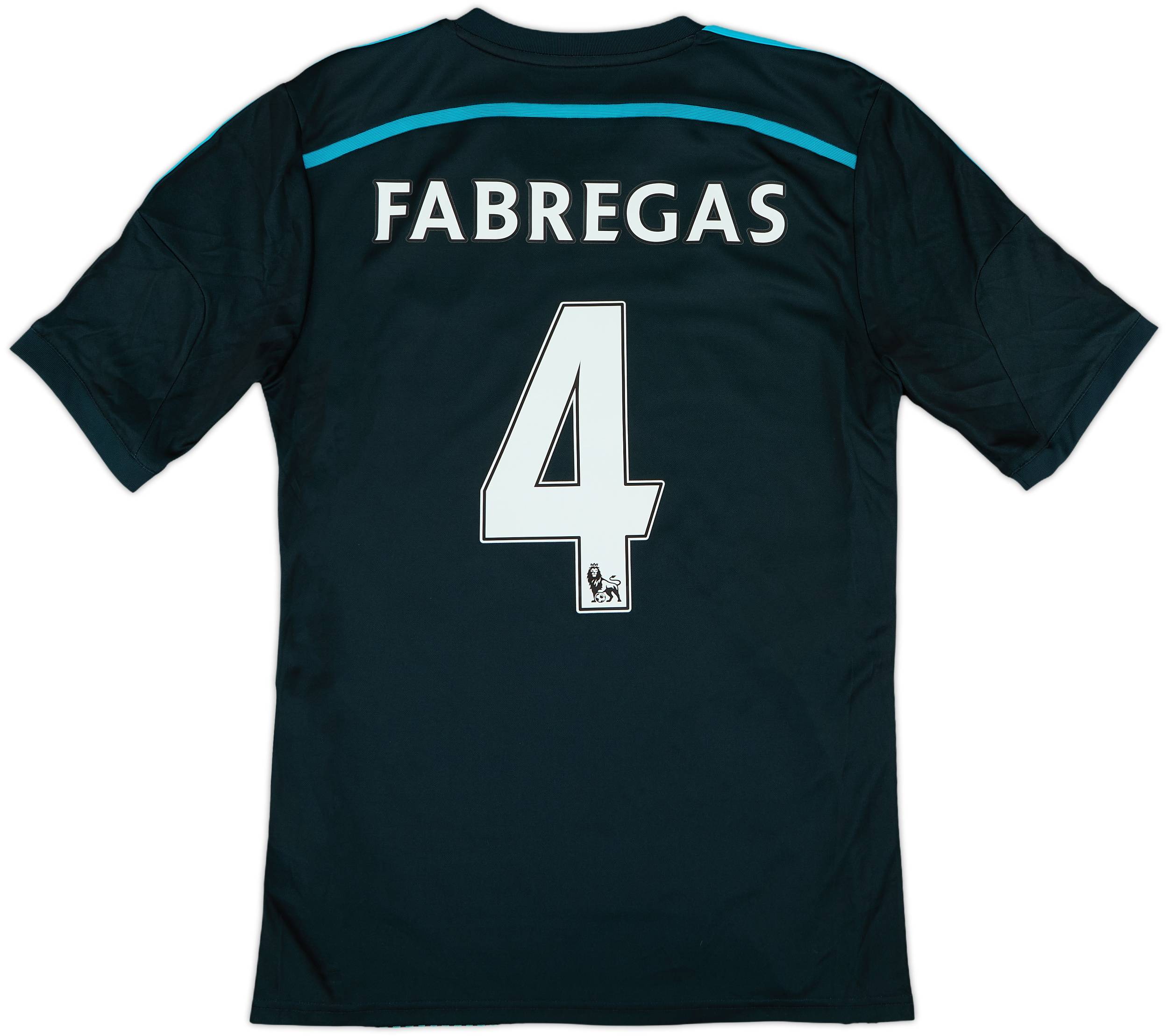 Chelsea FC Fàbregas 4 サッカーシャツ 2014-15 Chelsea Third Shirt Fabregas #4 - 9/10 - (M)
