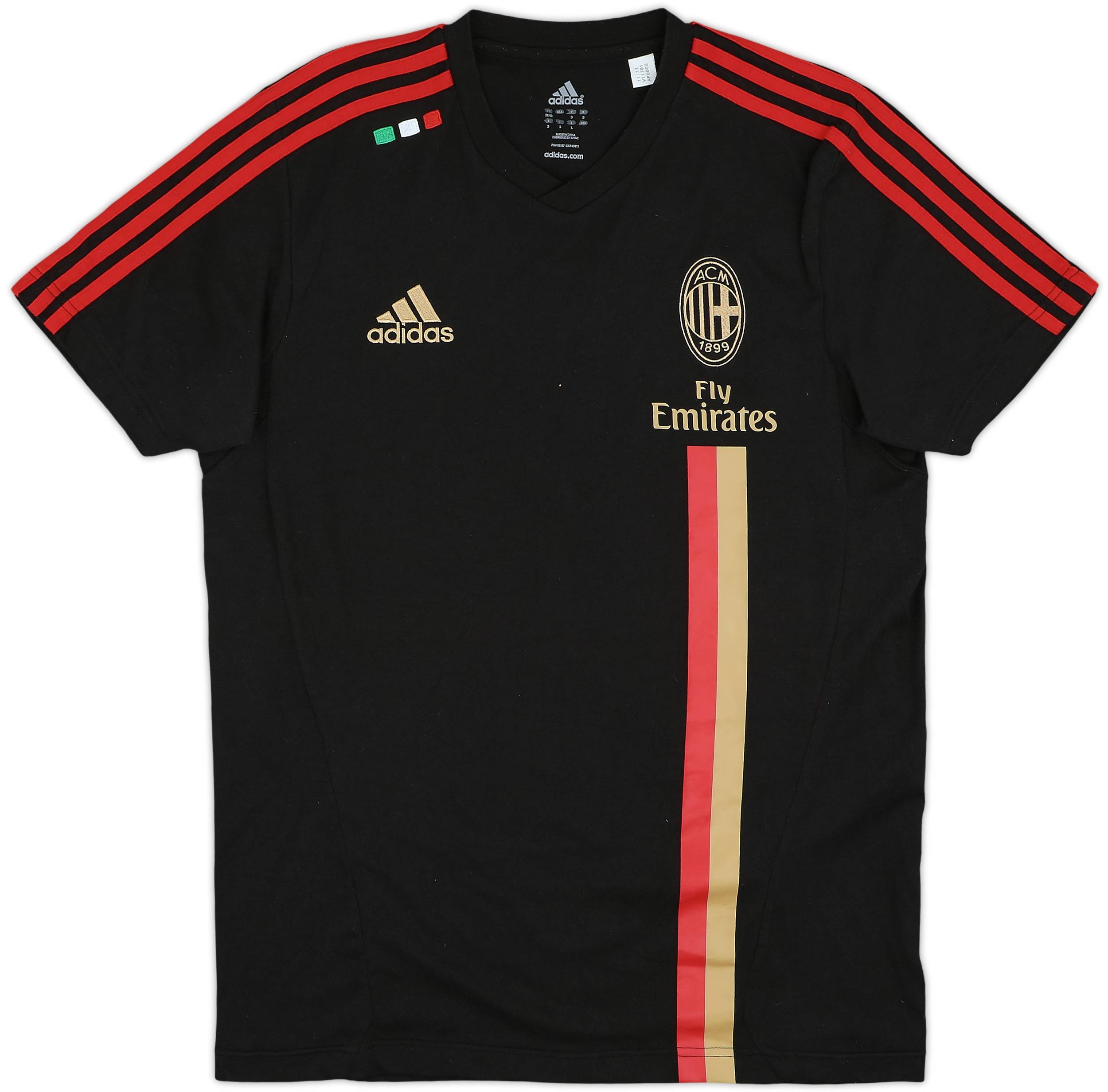 adidas AC MILAN tシャツ 2011-12 AC Milan adidas Cotton Tee - 8/10 - (M)