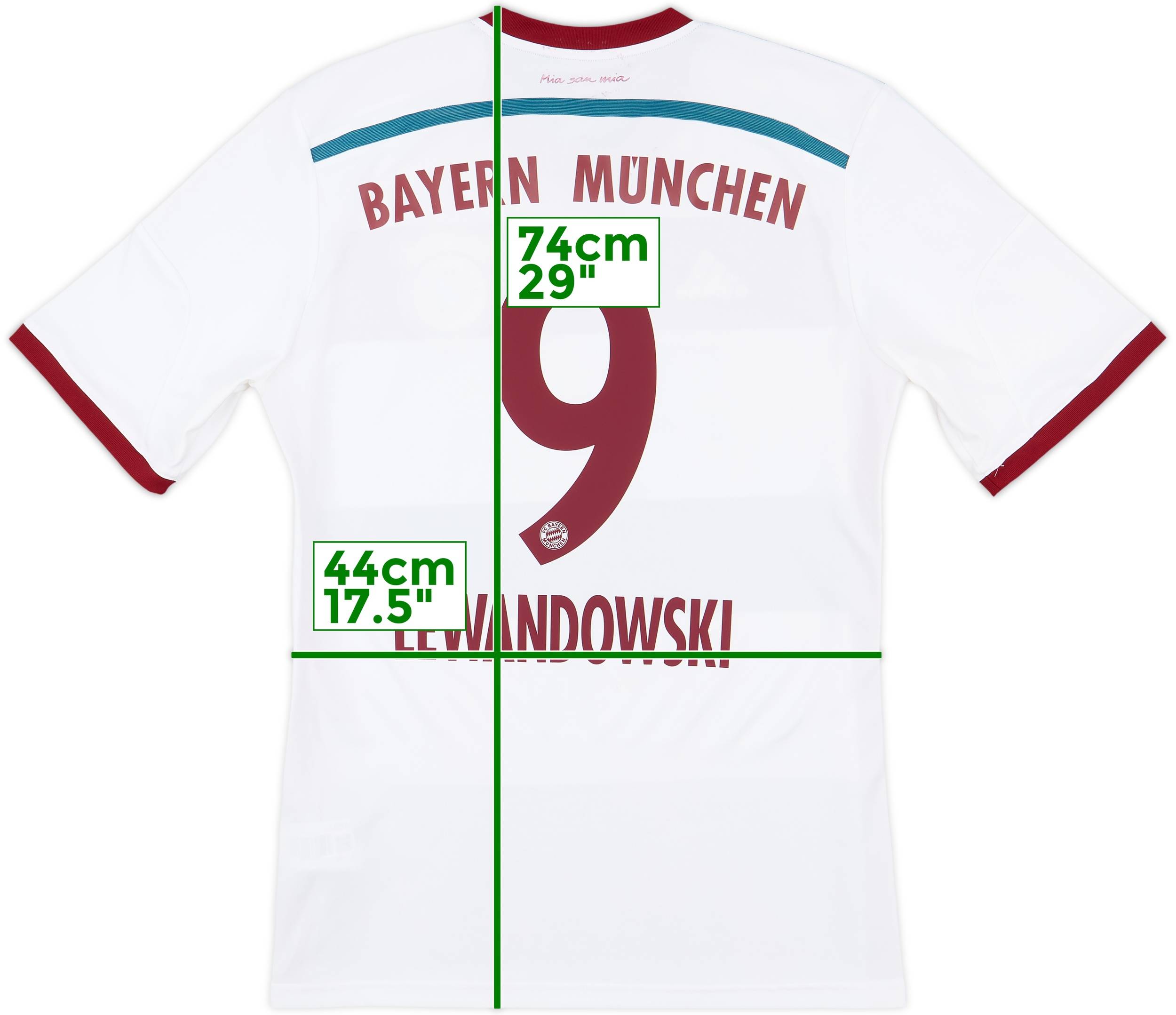 14/15 adidas × BAYERN Away Game Shirts