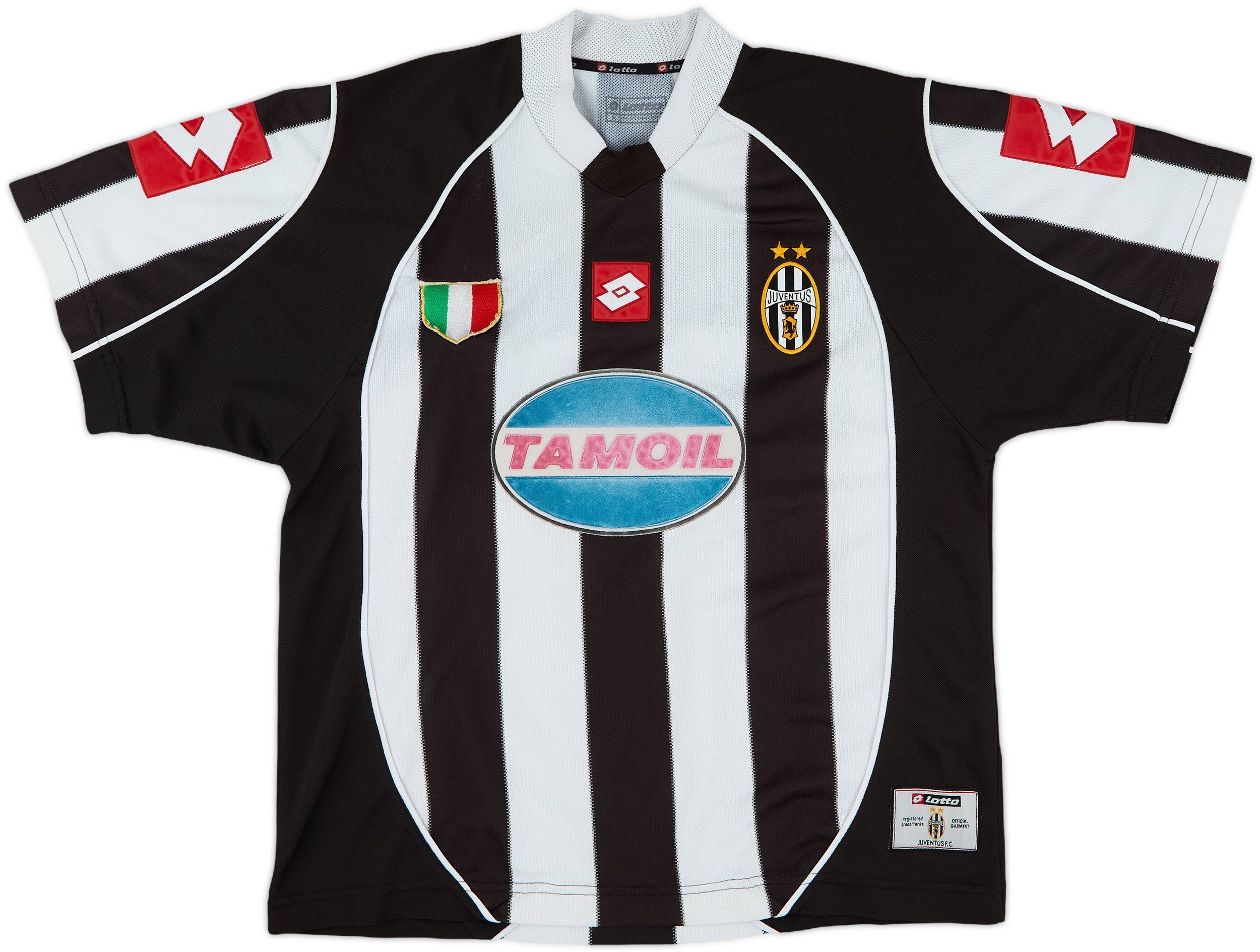 Lotto CAMORANESI 16 シャツ 2002-03 Juventus Home Shirt Camoranesi #16 - 5/10 - (M)