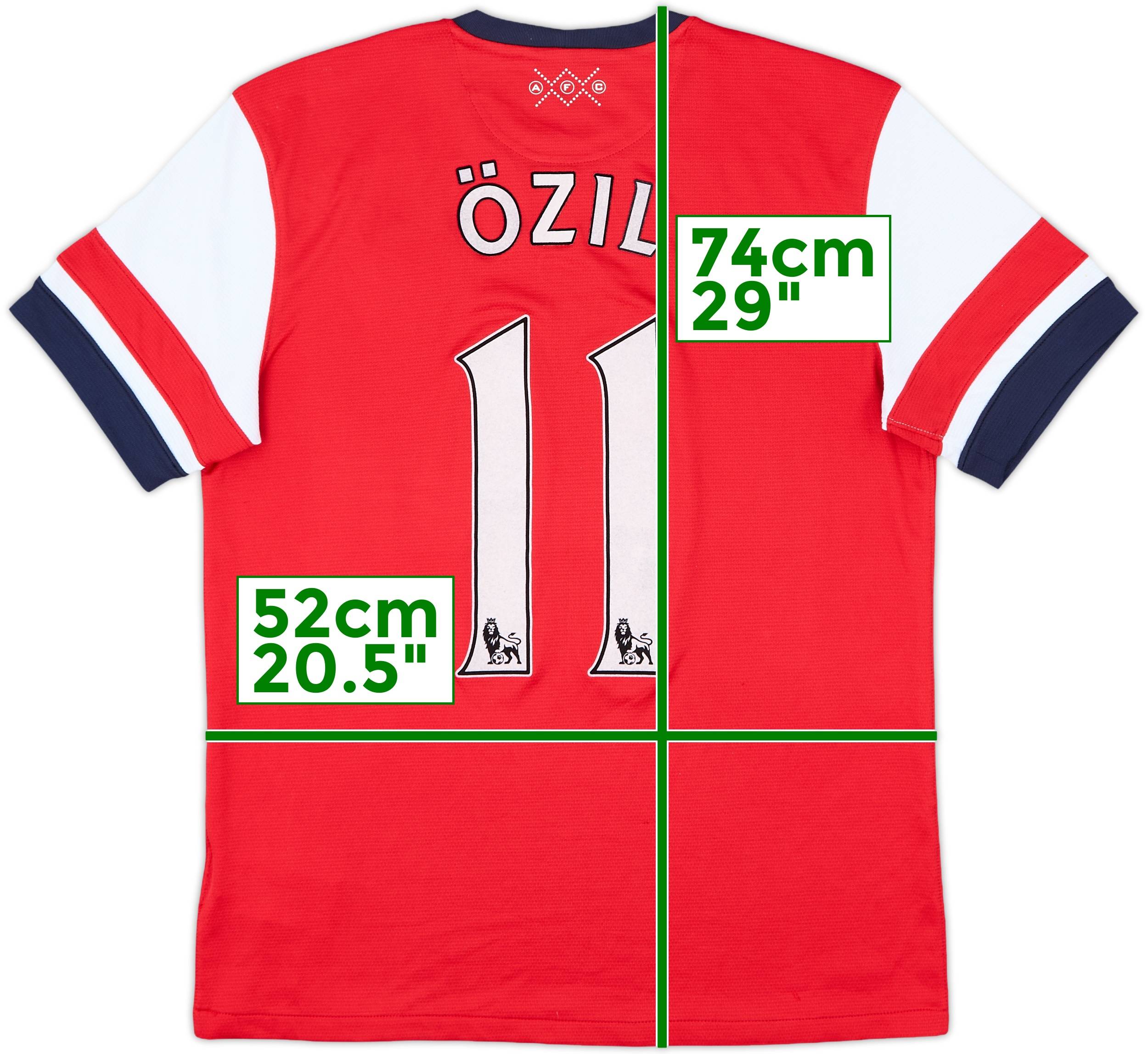 2012-14 Arsenal Home Shirt Ozil #11 - 8/10 - (M)