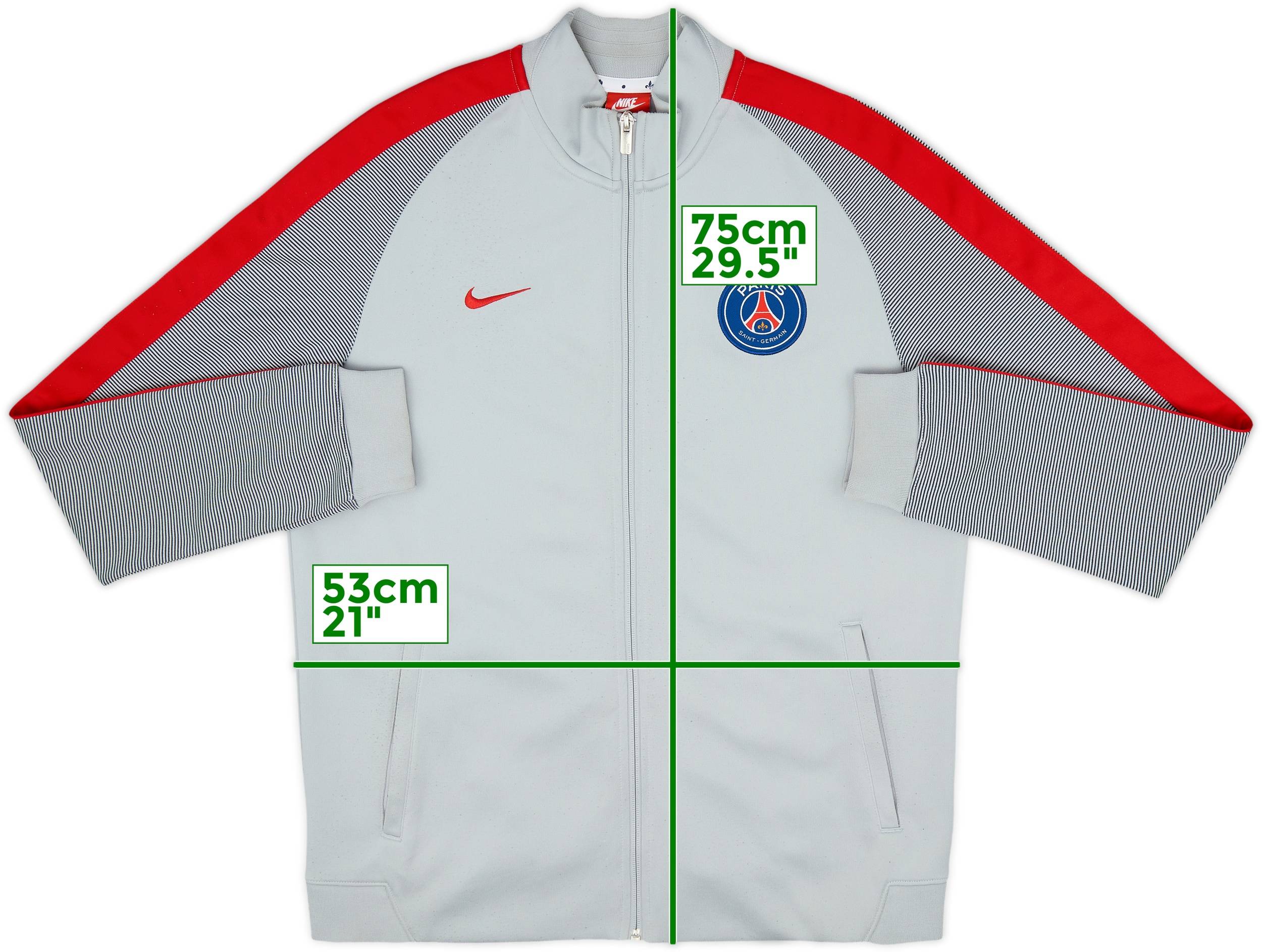 Nike Paris Saint-Germain ジャケット　Ｌサイズ Vintage Nike Paris Saint-Germain PSG Football Jacket Track