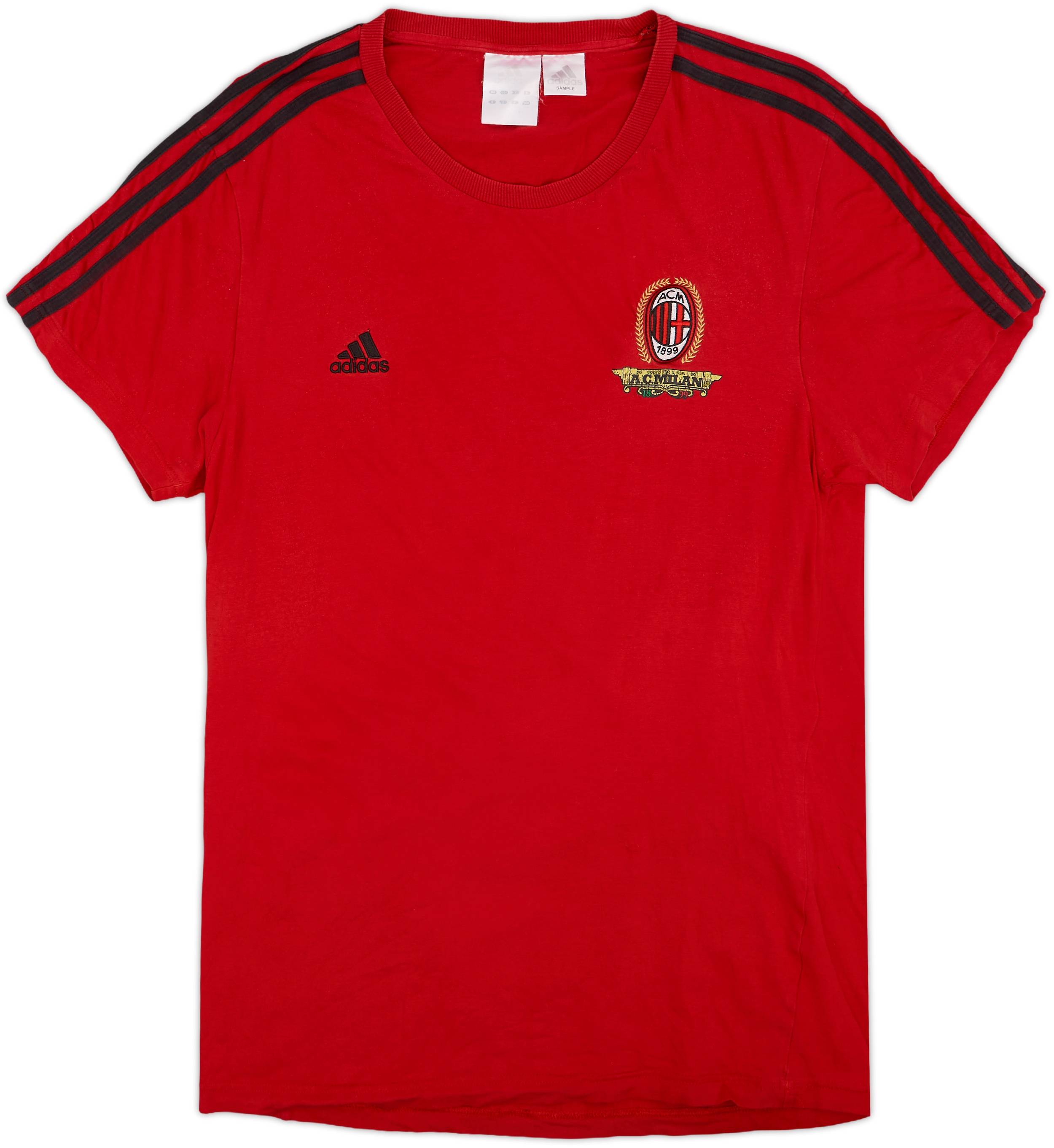 adidas AC MILAN tシャツ 2008-09 AC Milan adidas Cotton Tee - 4/10 - (M)