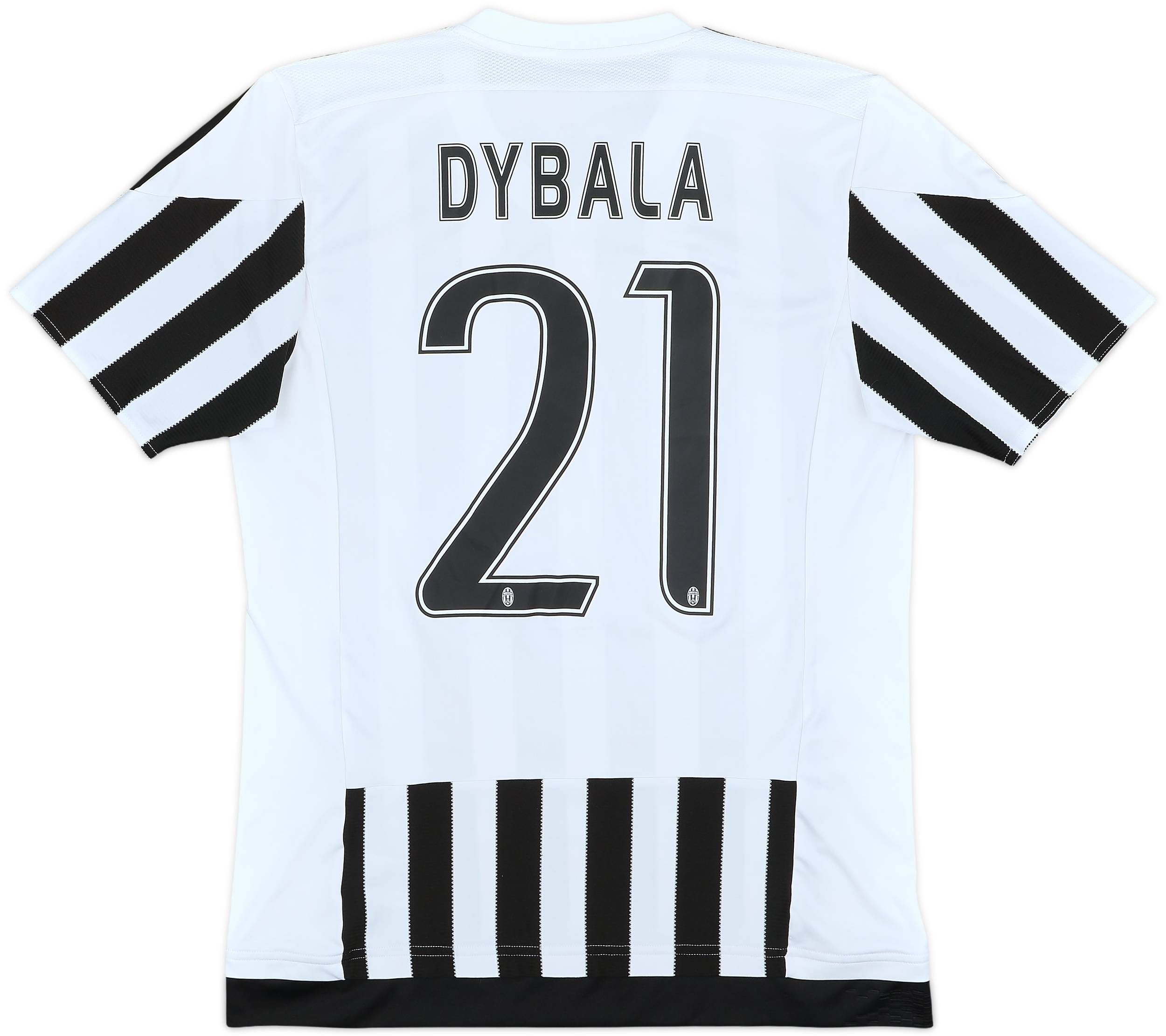 2015-16 Juventus Home Shirt Dybala #21 - 7/10 - (M)
