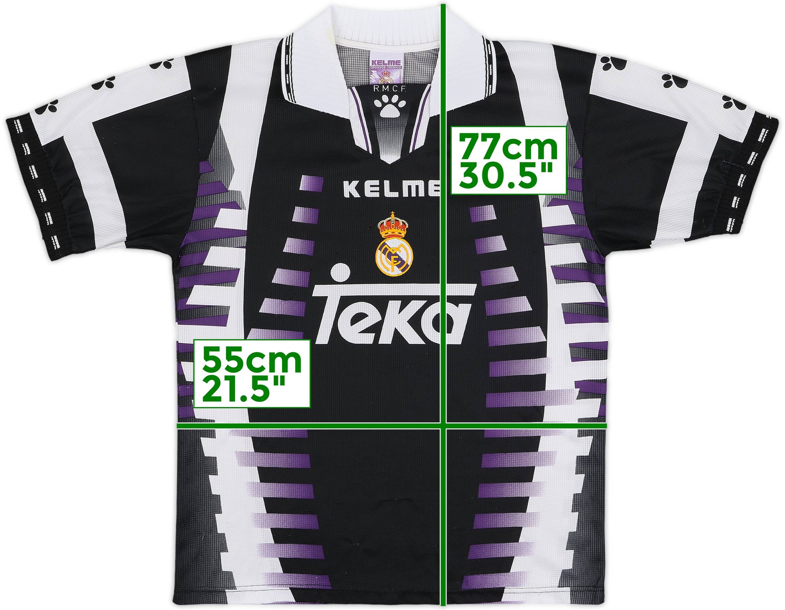 ウェア Real Madrid 1997/98 3rd Uniform 1997-98 Real Madrid Third Shirt - 9/10 - (S)