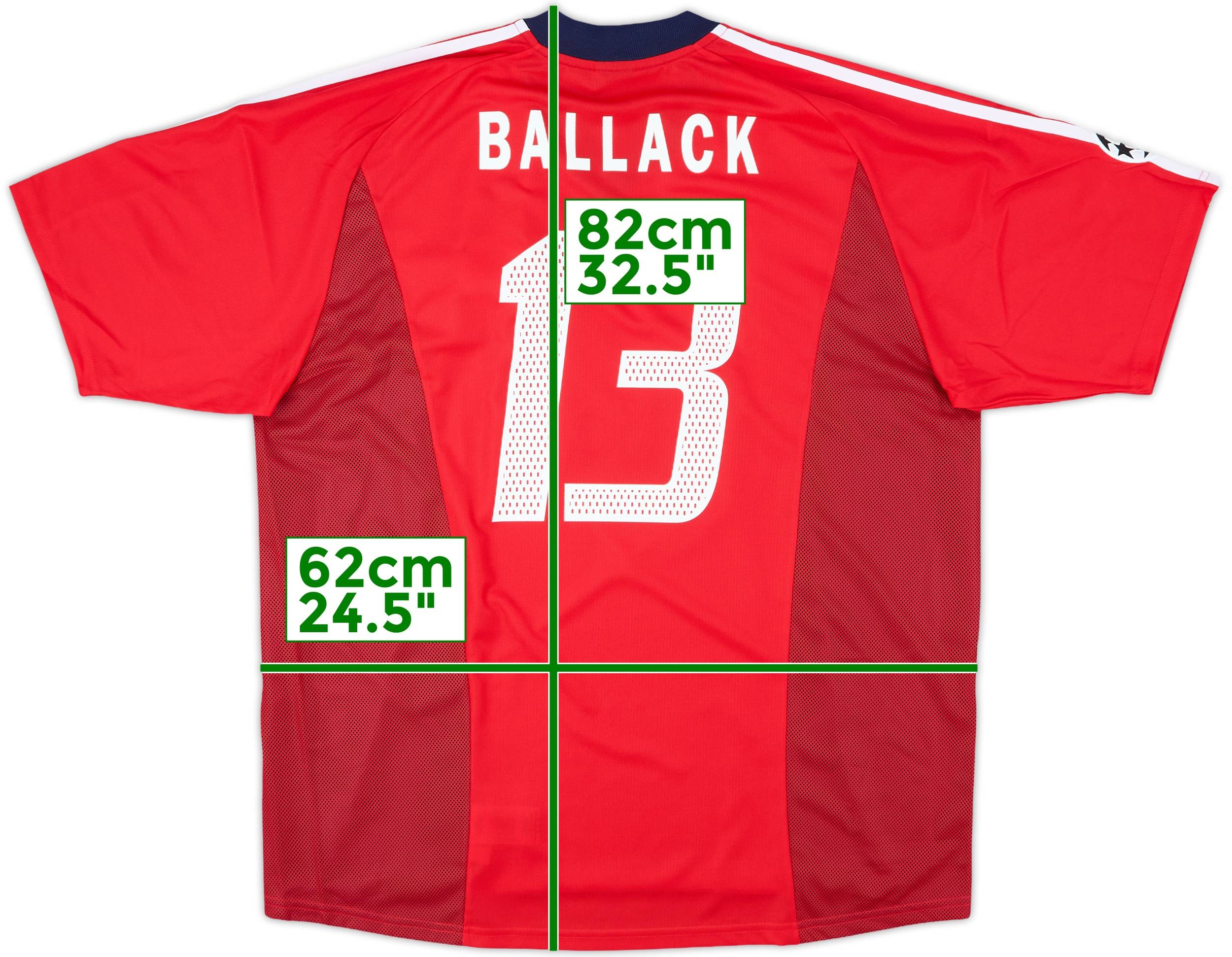 2002-03 Bayern Munich CL Shirt Ballack #13 (XL)