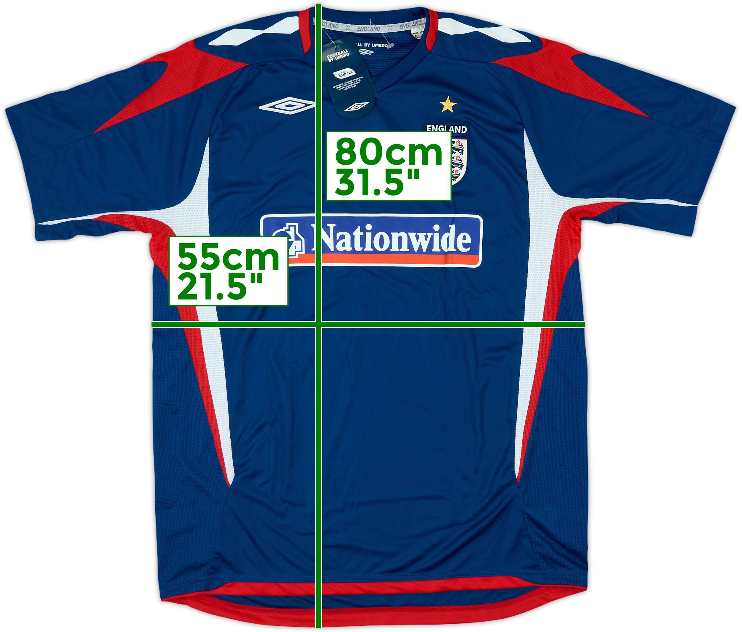 【M-L】05-07年 イングランド代表 nationwide ノースリーブ イングランド 代表 ノースリーブ XL トレーニング ユニフォーム