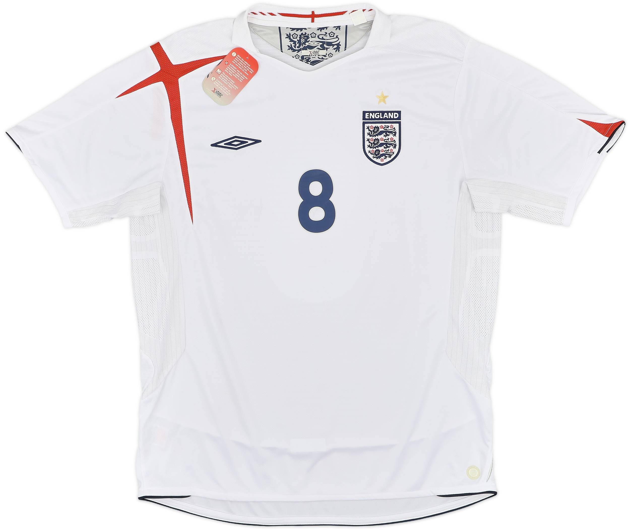 2005-07 England Home Shirt Lampard #8 (XL)