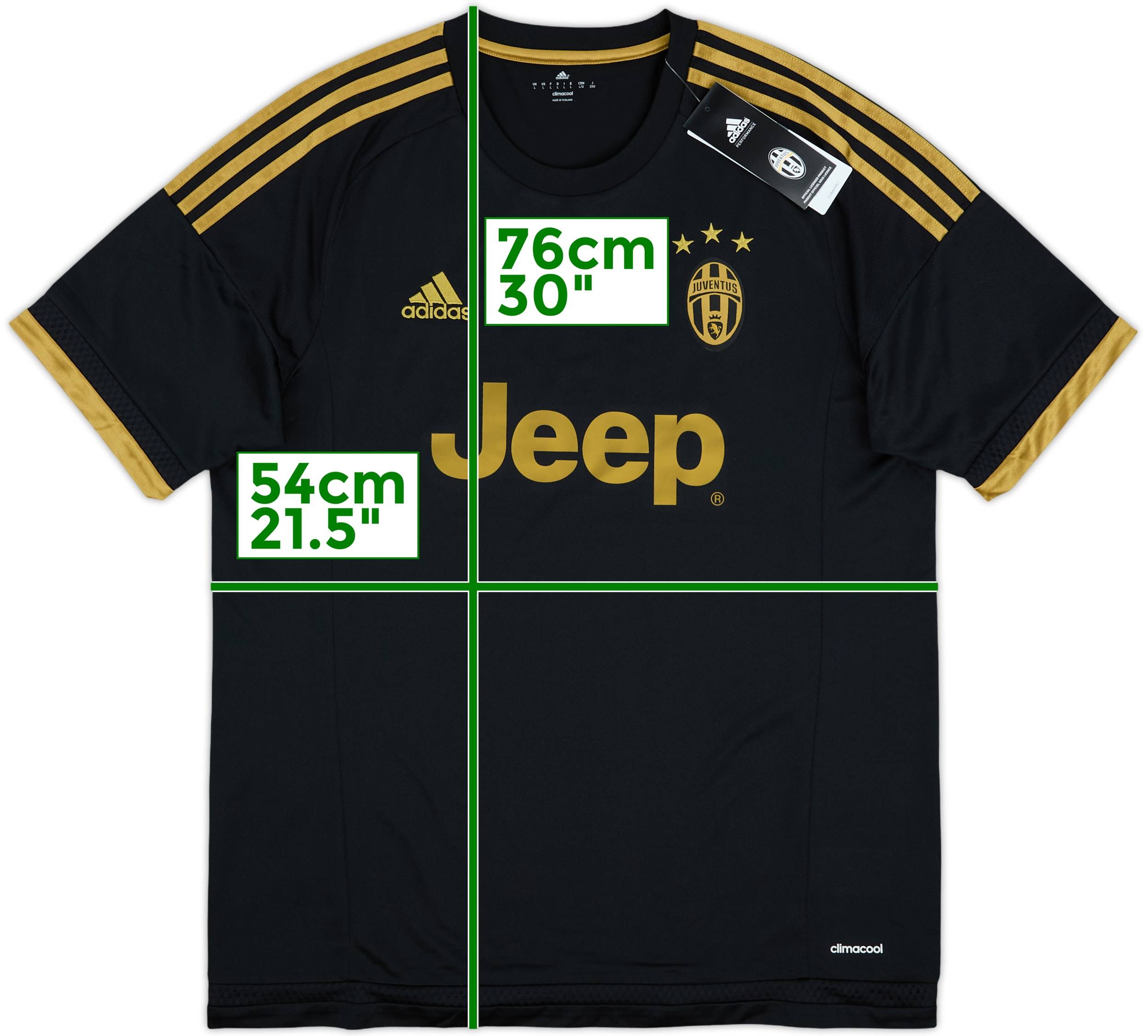 Juventus 2015-16 Third Shirt (Dybala #21) (L) (Very Good