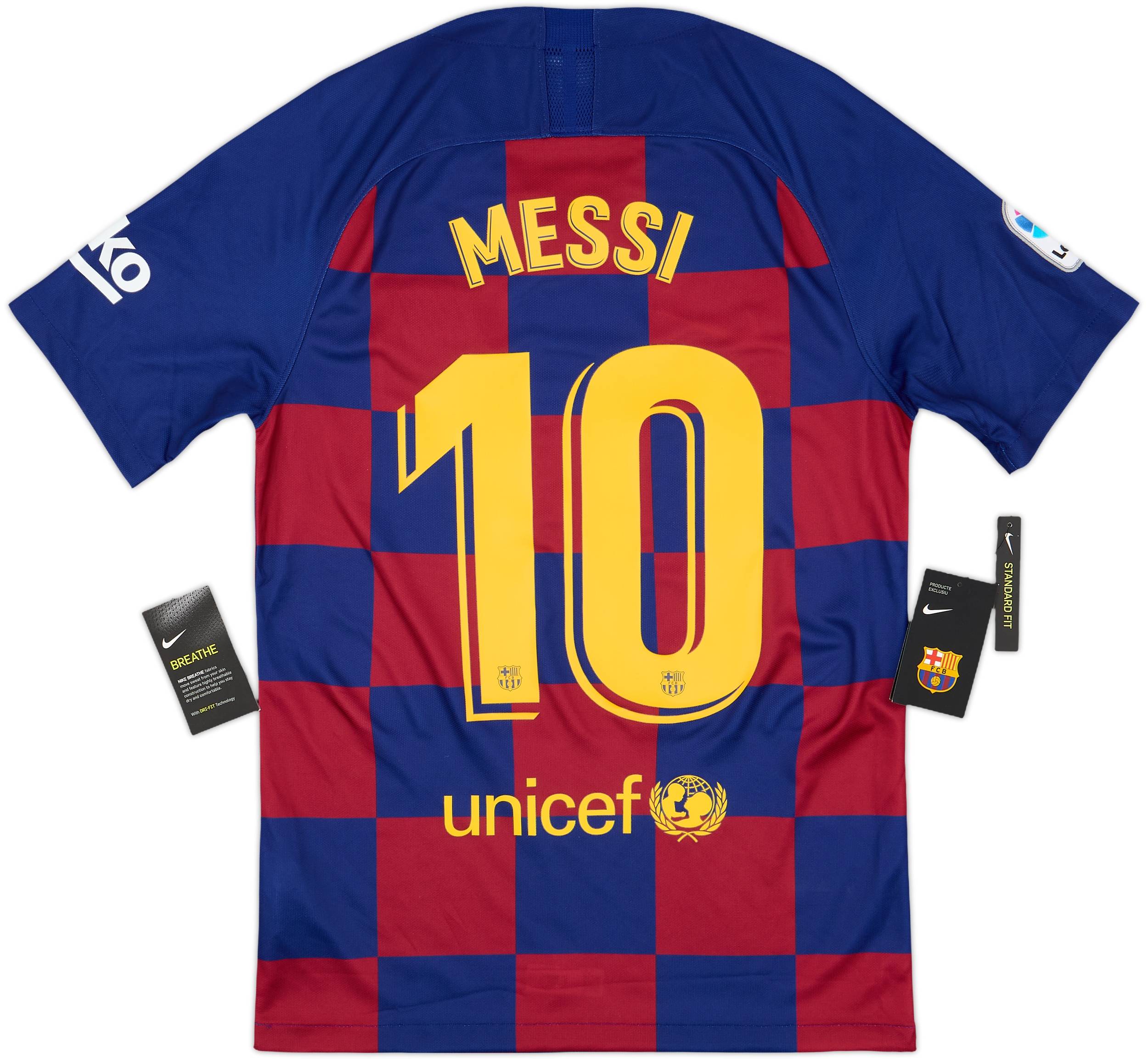 品質のいい 2019-20 Barcelona Home Shirt Messi #10 (S) 応援グッズ