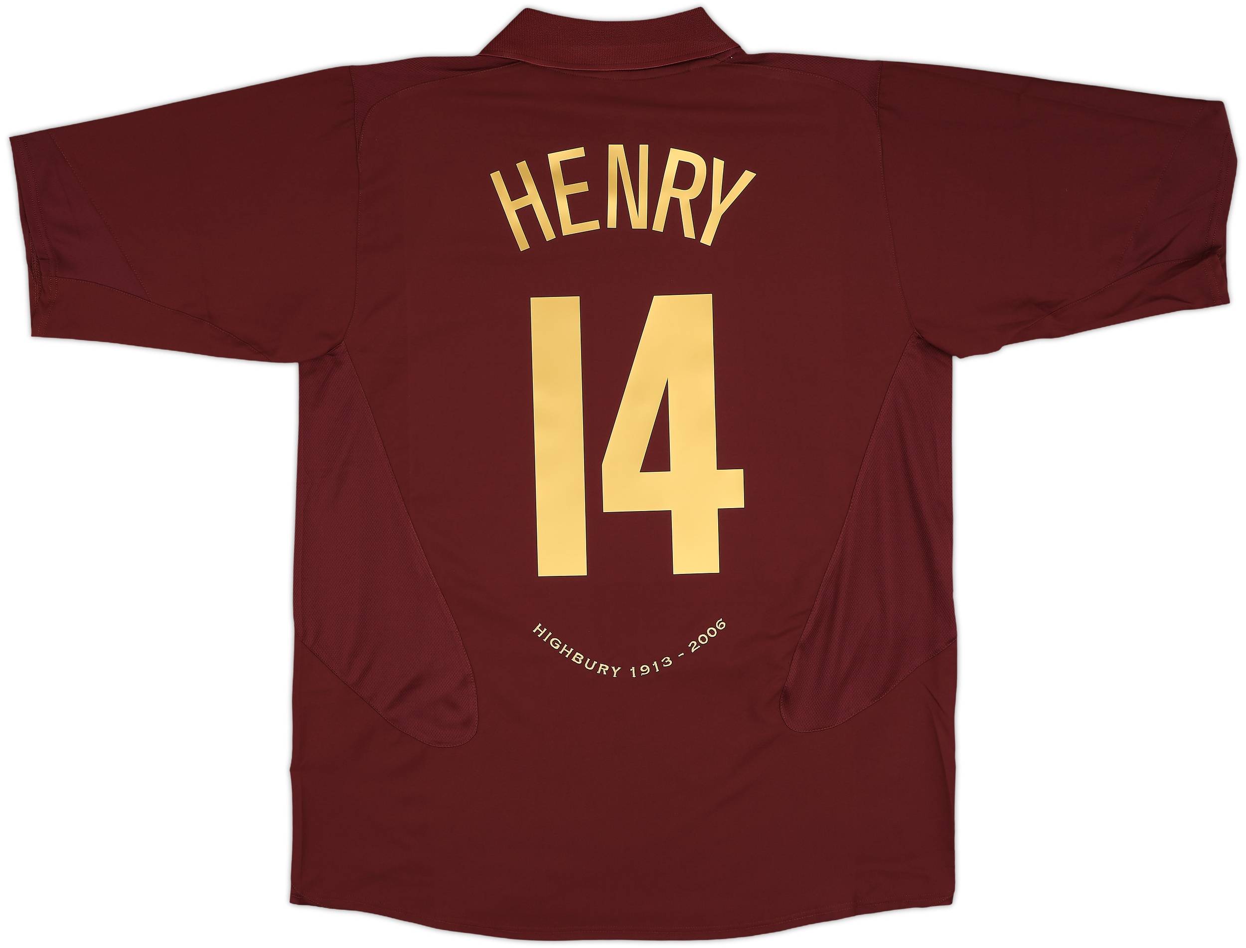05-06 アーセナル ホーム No. 14 ヘンリー 2005-06 Arsenal Home Shirt Henry #14 (XL)