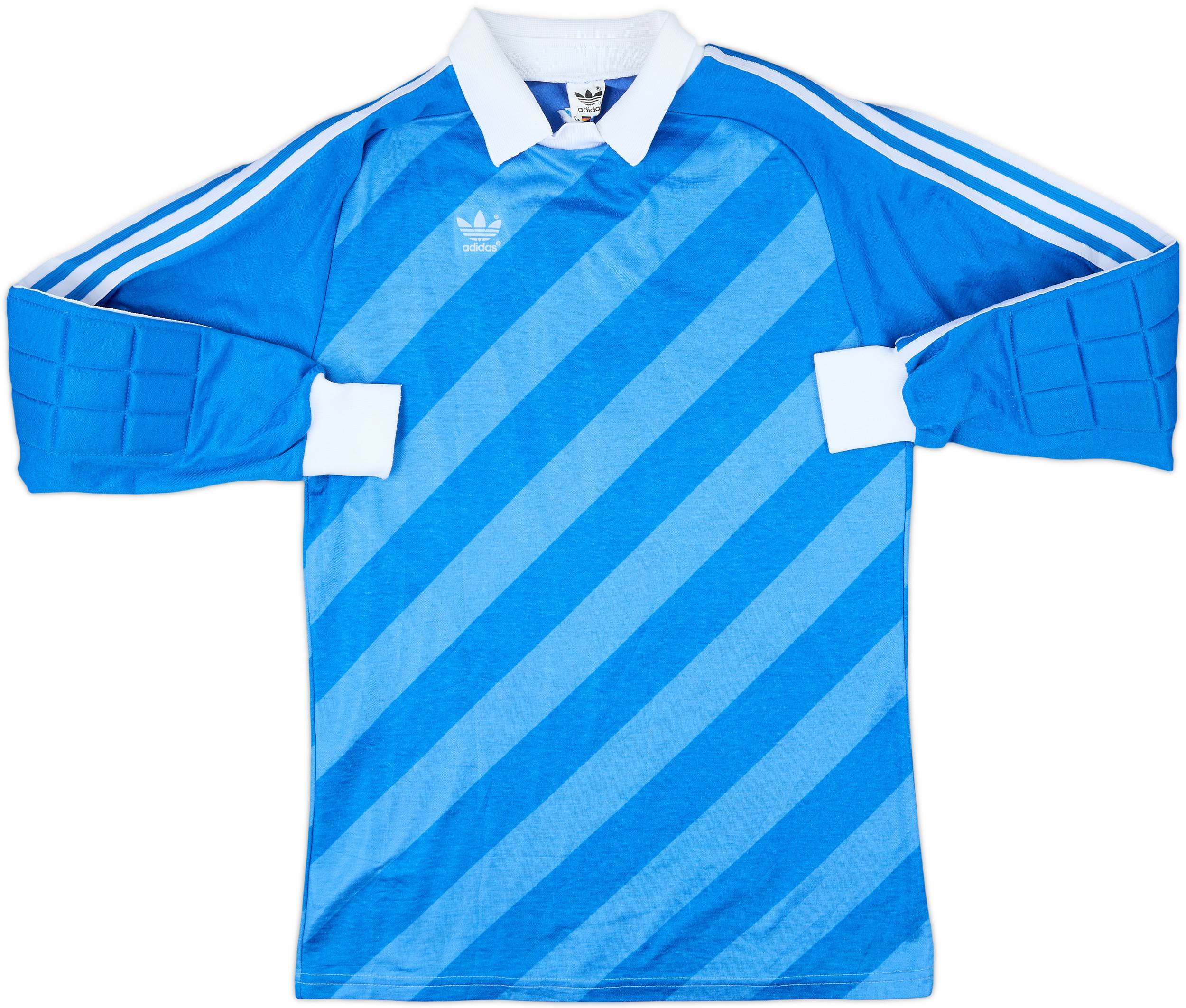 1980s ADIDAS GOALKEEPER FOOTBALL SHIRT SOCCER JERSEY sz S