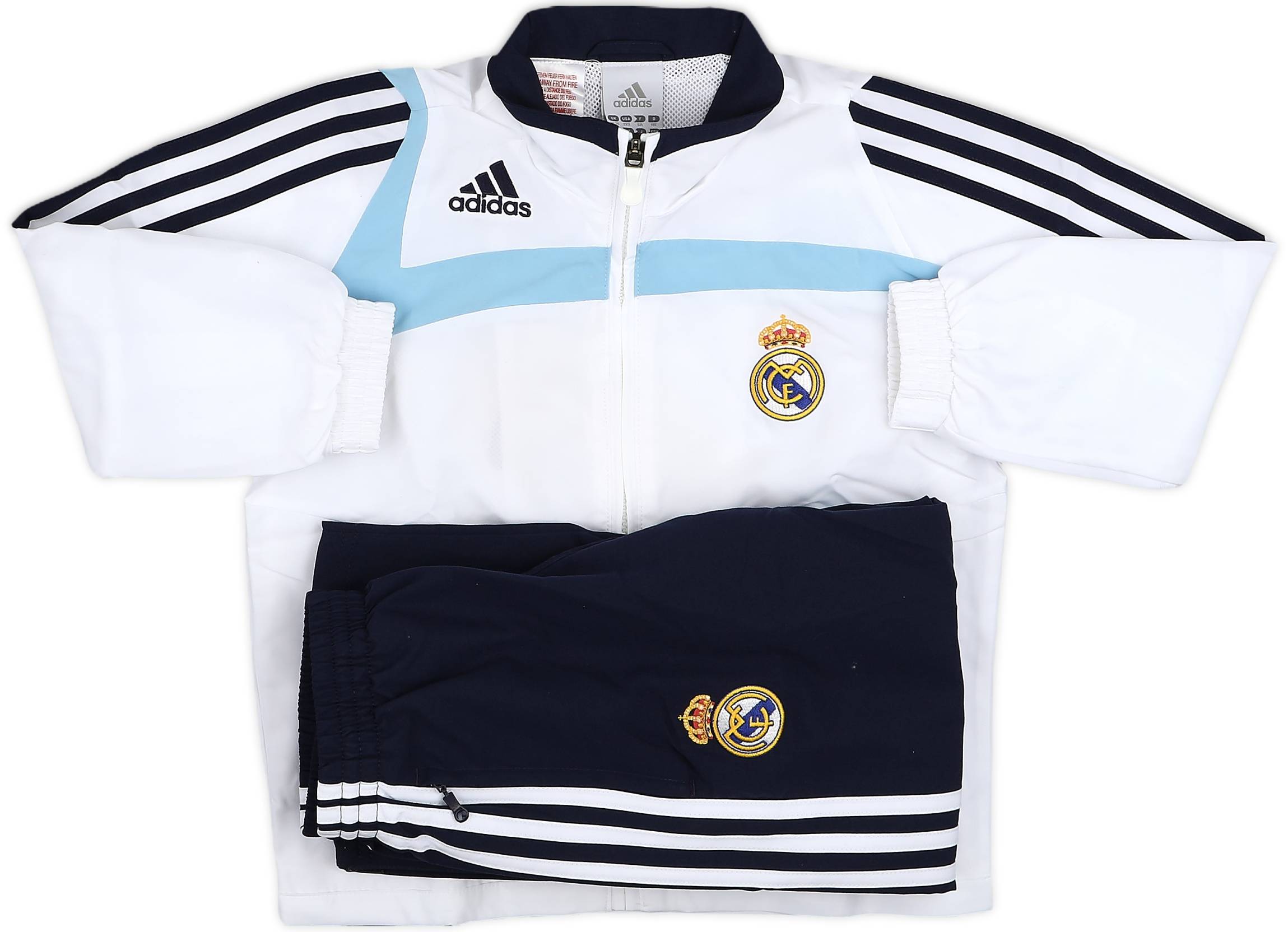 REAL MADRID FOOTBALL SHIRT TRAINING ADIDAS RARE S JERSEY