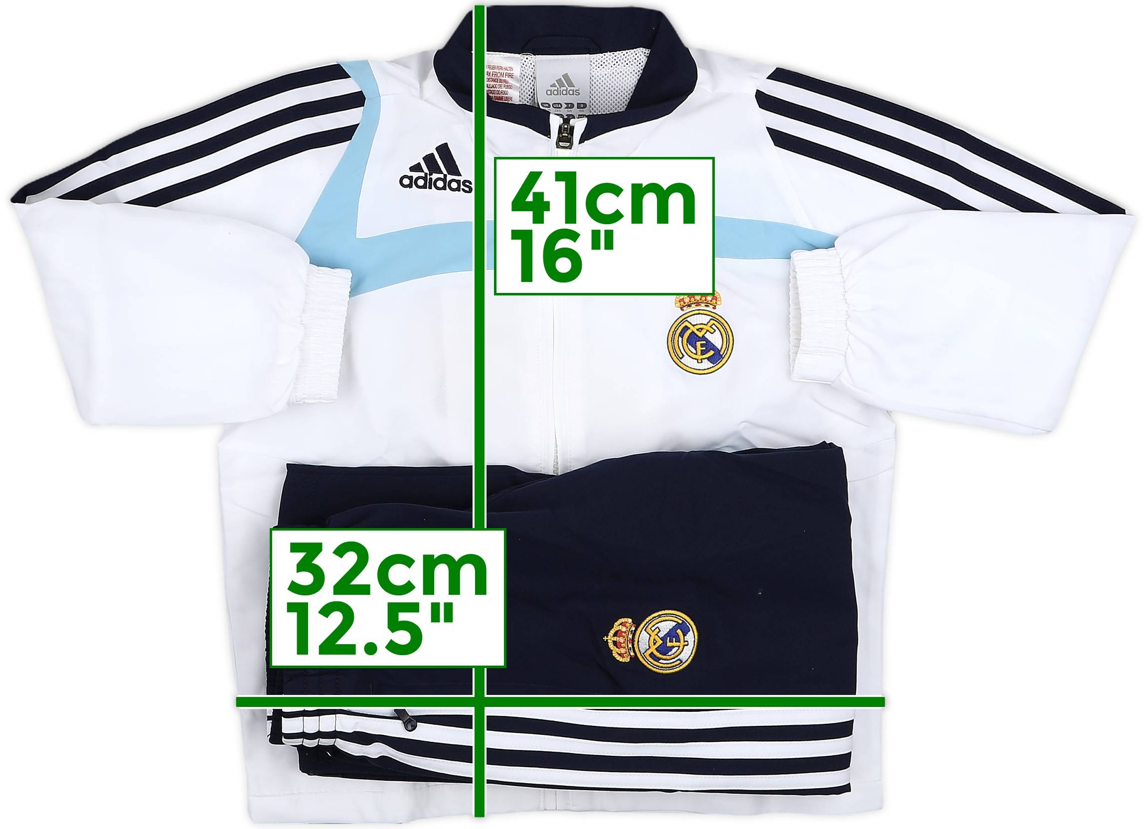2007-08 Real Madrid adidas Full Tracksuit (S.Boys)