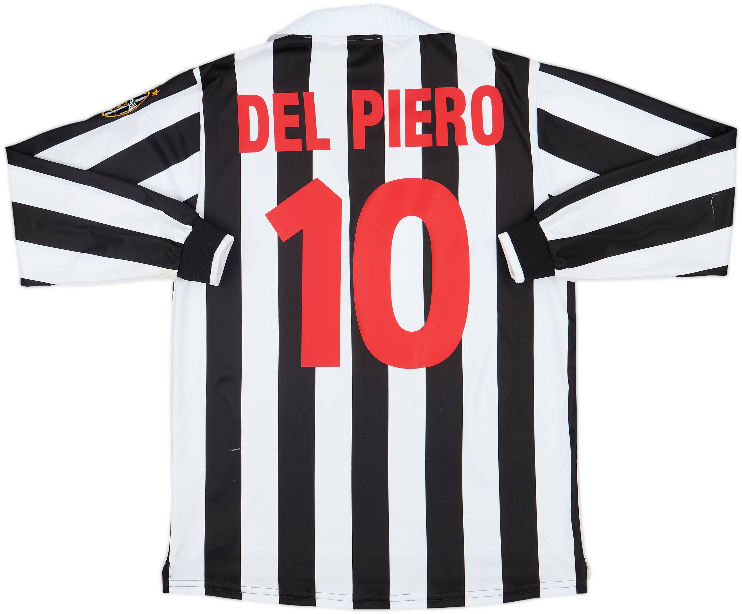 1998-99 Juventus Home L/S Shirt Del Piero #10 - 8/10 - (M)