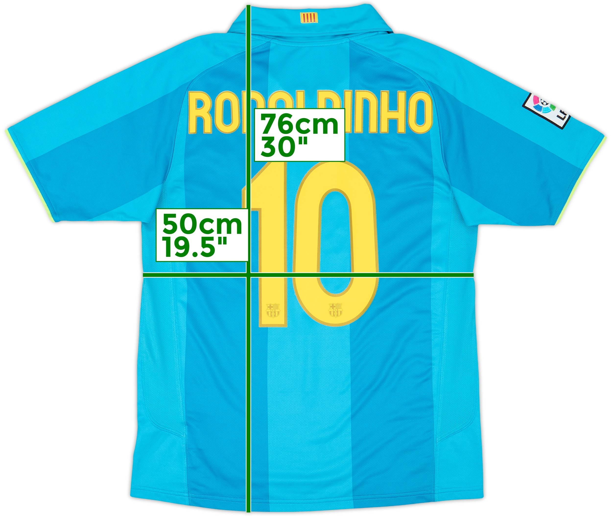 2007/2008 NIKE FCバルセロナ RONALDINHO 10 M Football shirt soccer
