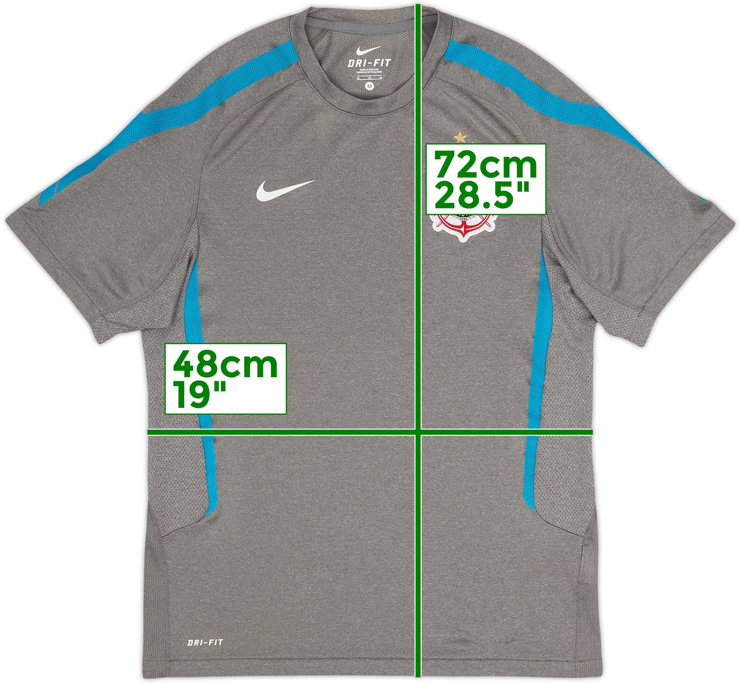 2011 Corinthians Nike Training Shirt - 8/10 - (M)