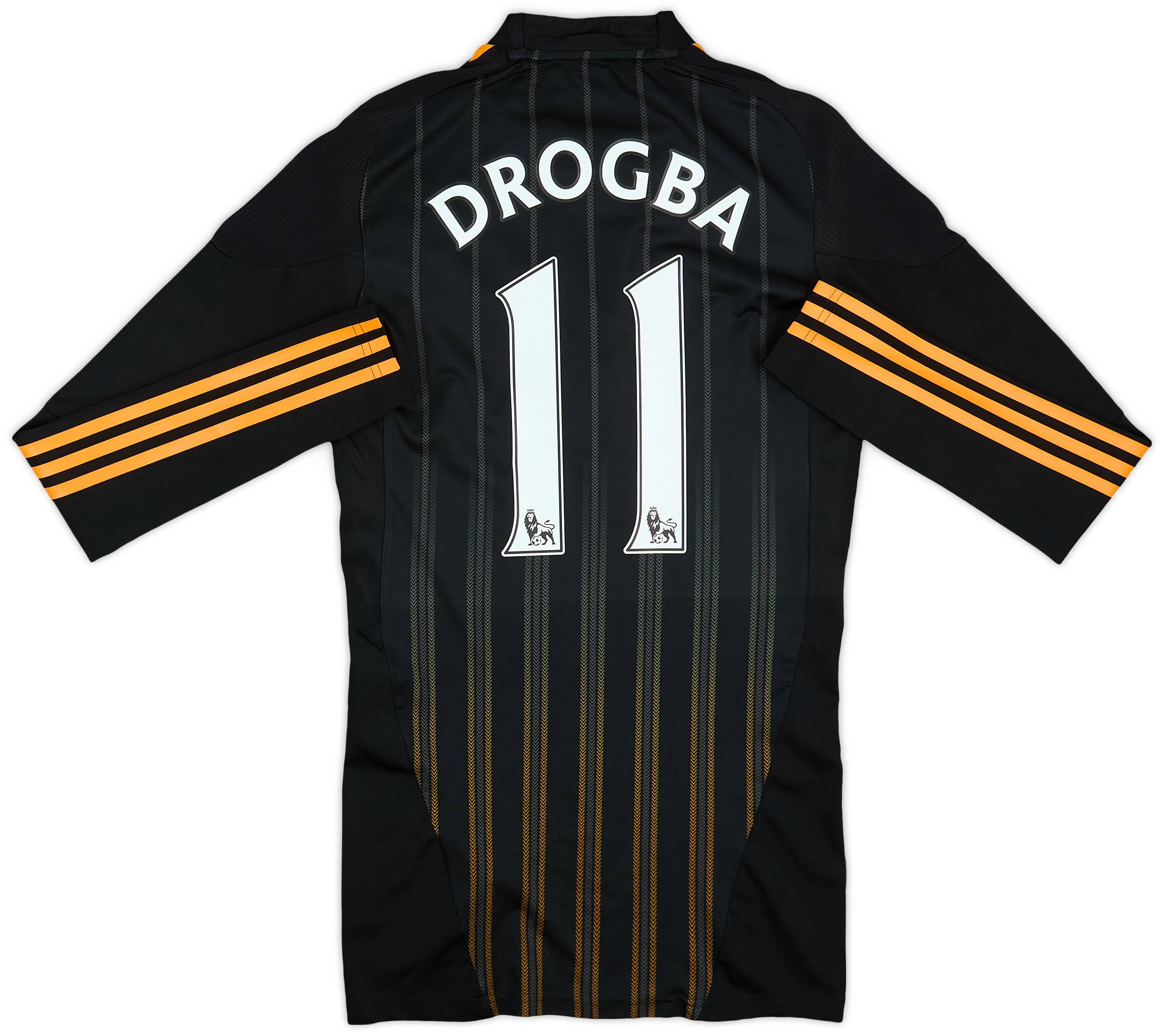 定期入れの 2010-11 Chelsea Player Issue TechFit Away L/S Shirt Drogba ウェア