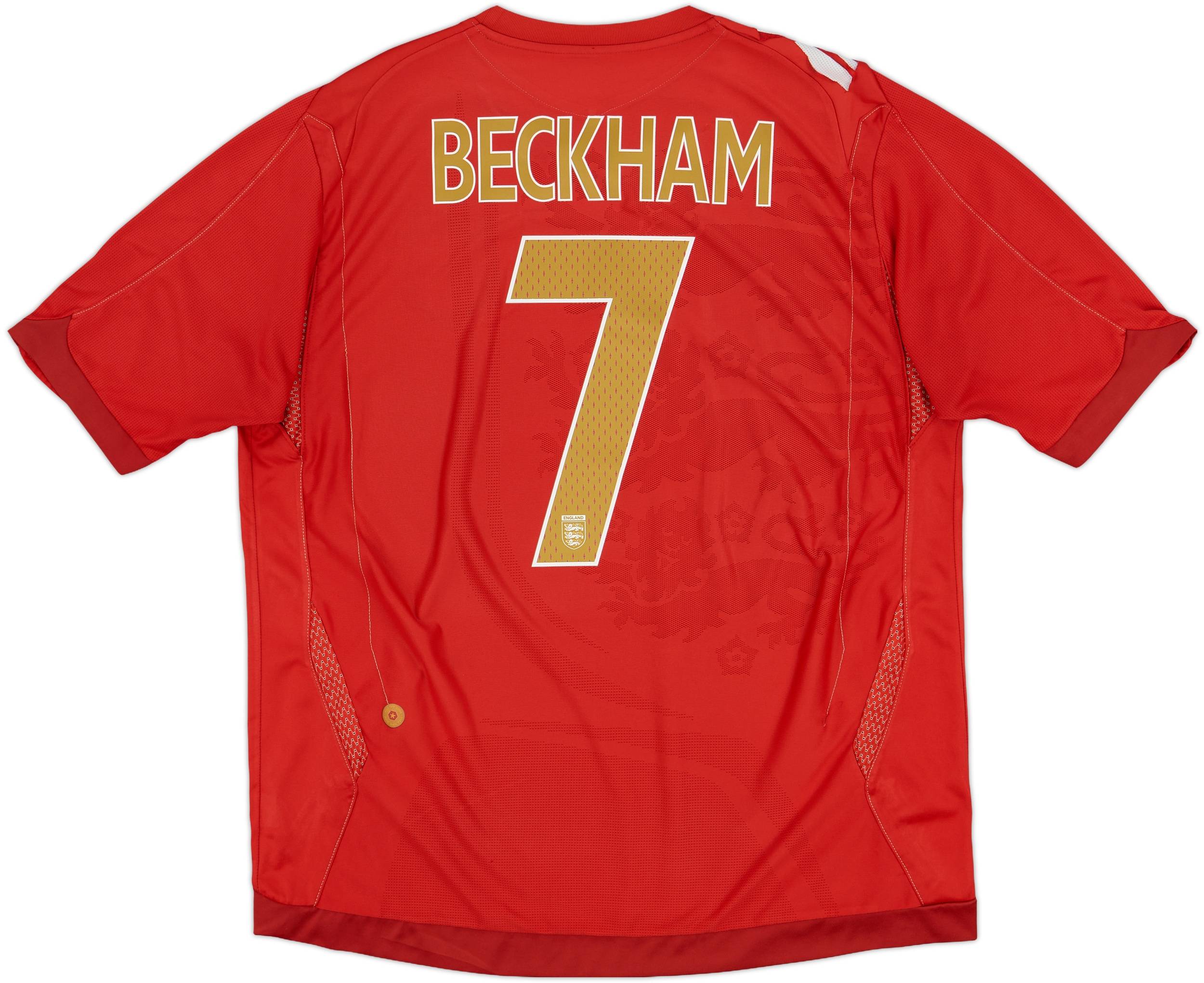England Home Jersey BECKHAM #7 Sz. M | eBay