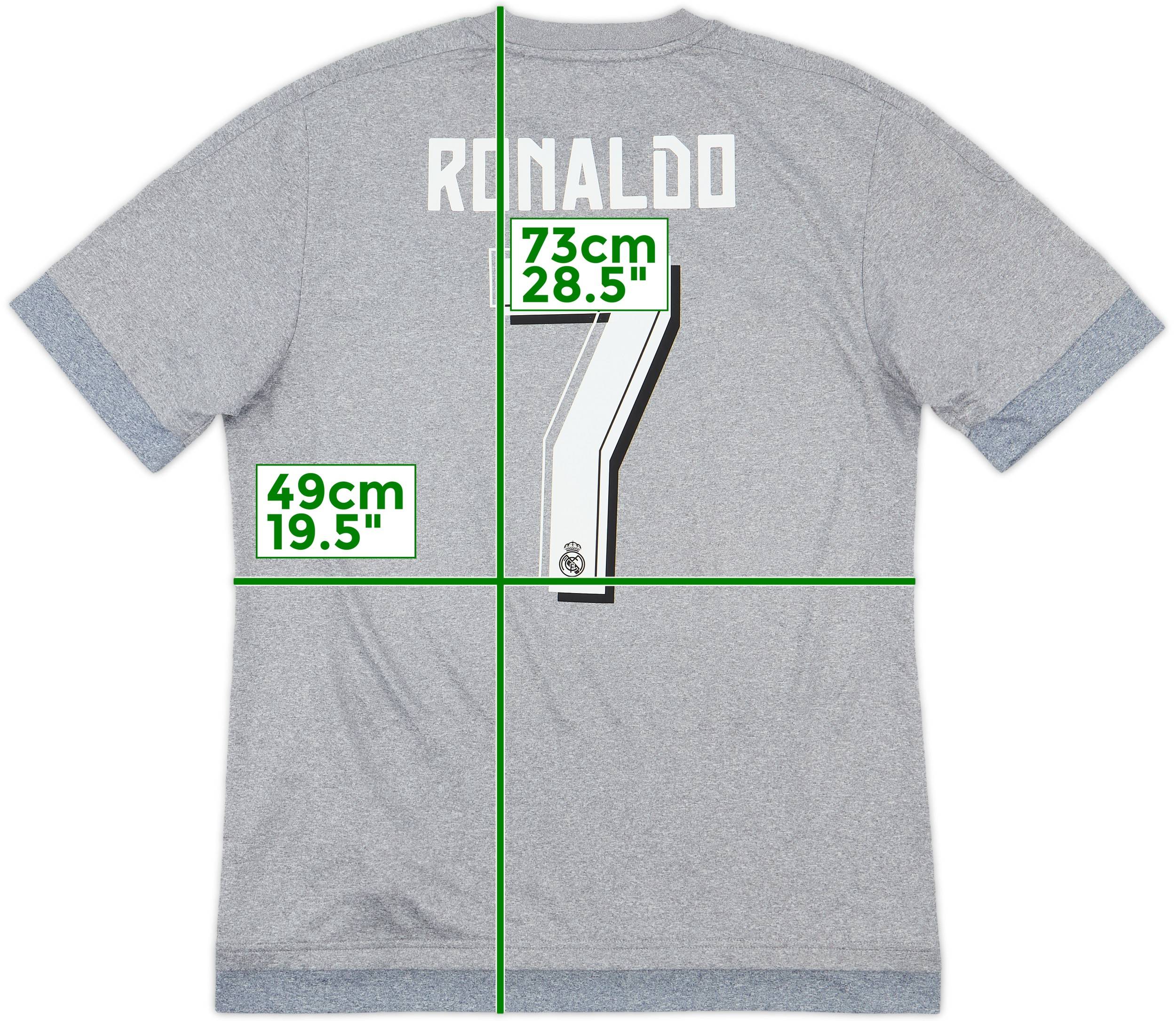 2015-16 Real Madrid Away Shirt Ronaldo #7 - 7/10 - (M)
