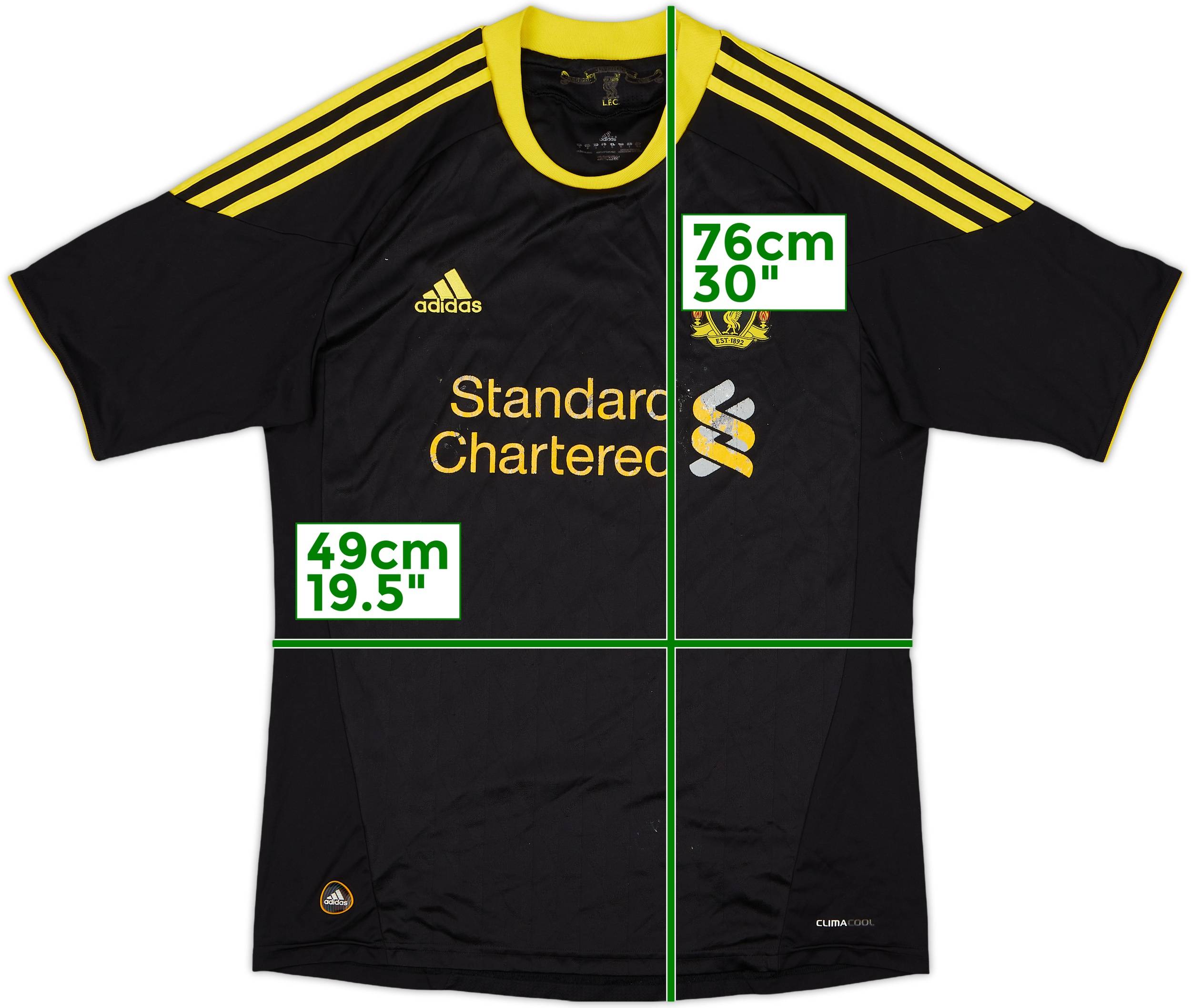 高級品市場 Shirt Third Liverpool 2010-11 - (M) - 4/10 ウェア