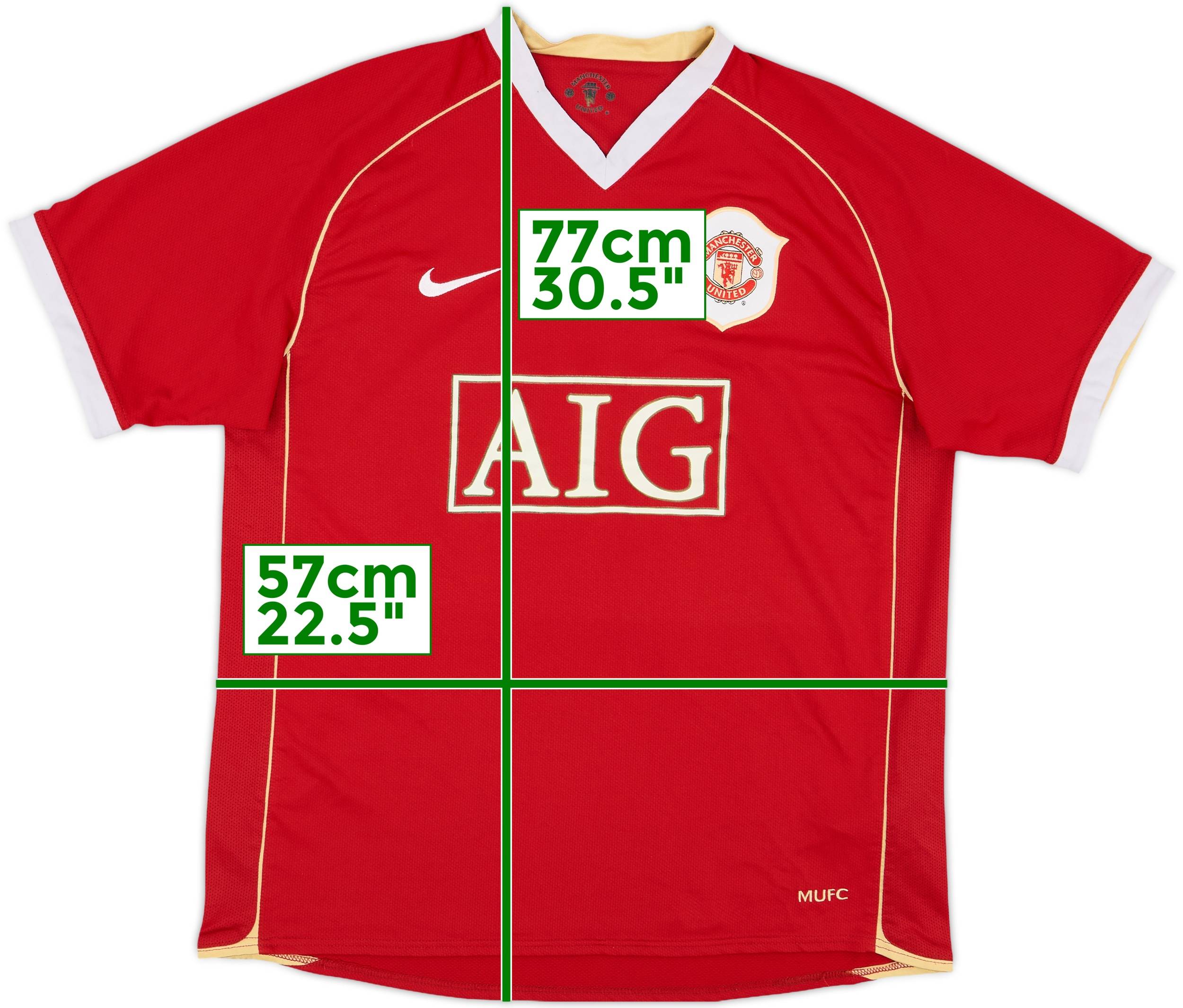 2006-07 Manchester United Home Shirt Scholes #18 - 7/10 - (L)