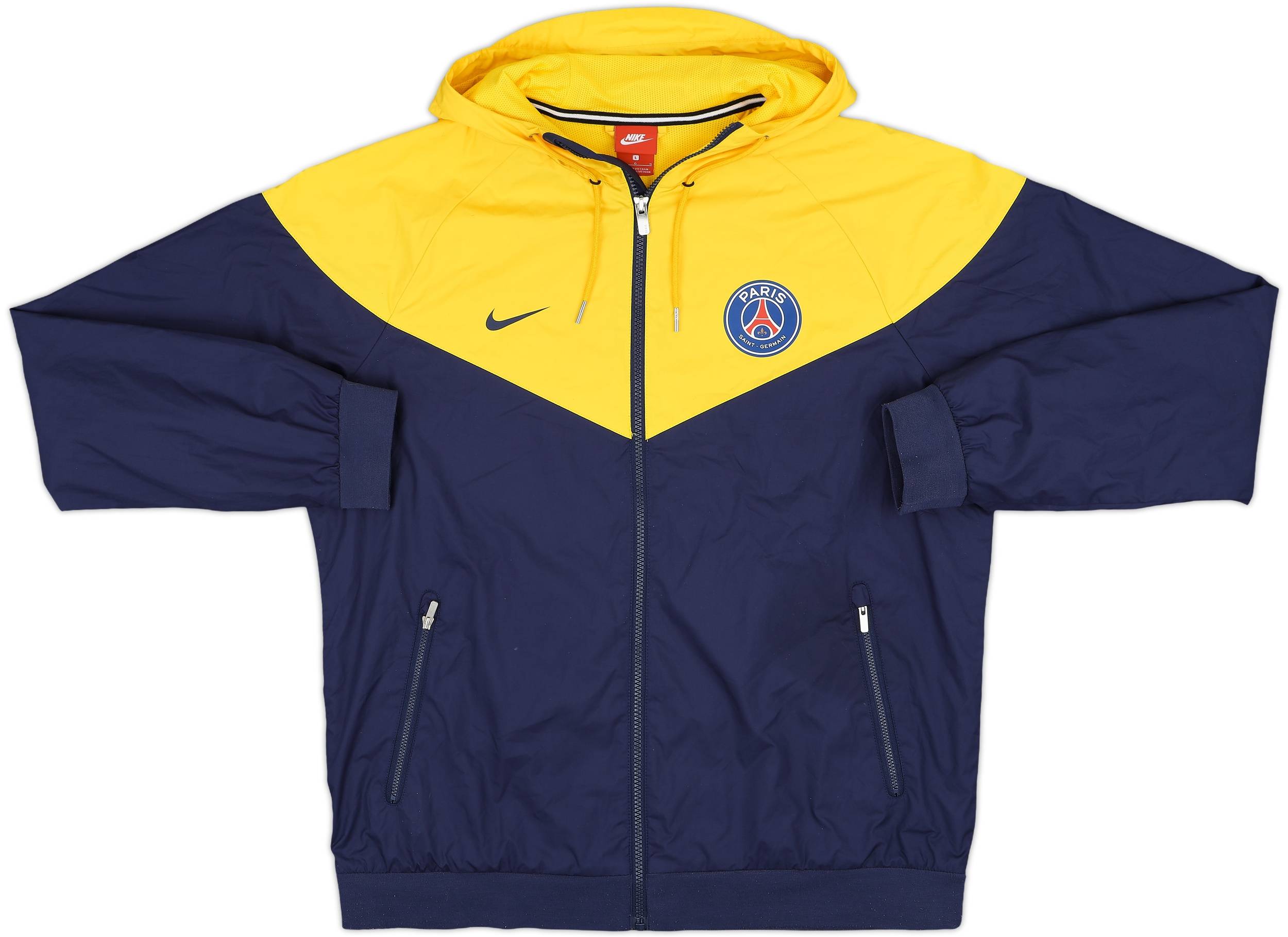 （セール）開催中 人気ブランドも続々プライス 2017-18 Paris Saint-Germain Nike Hooded Track Jacket - 8/10 ファングッズ