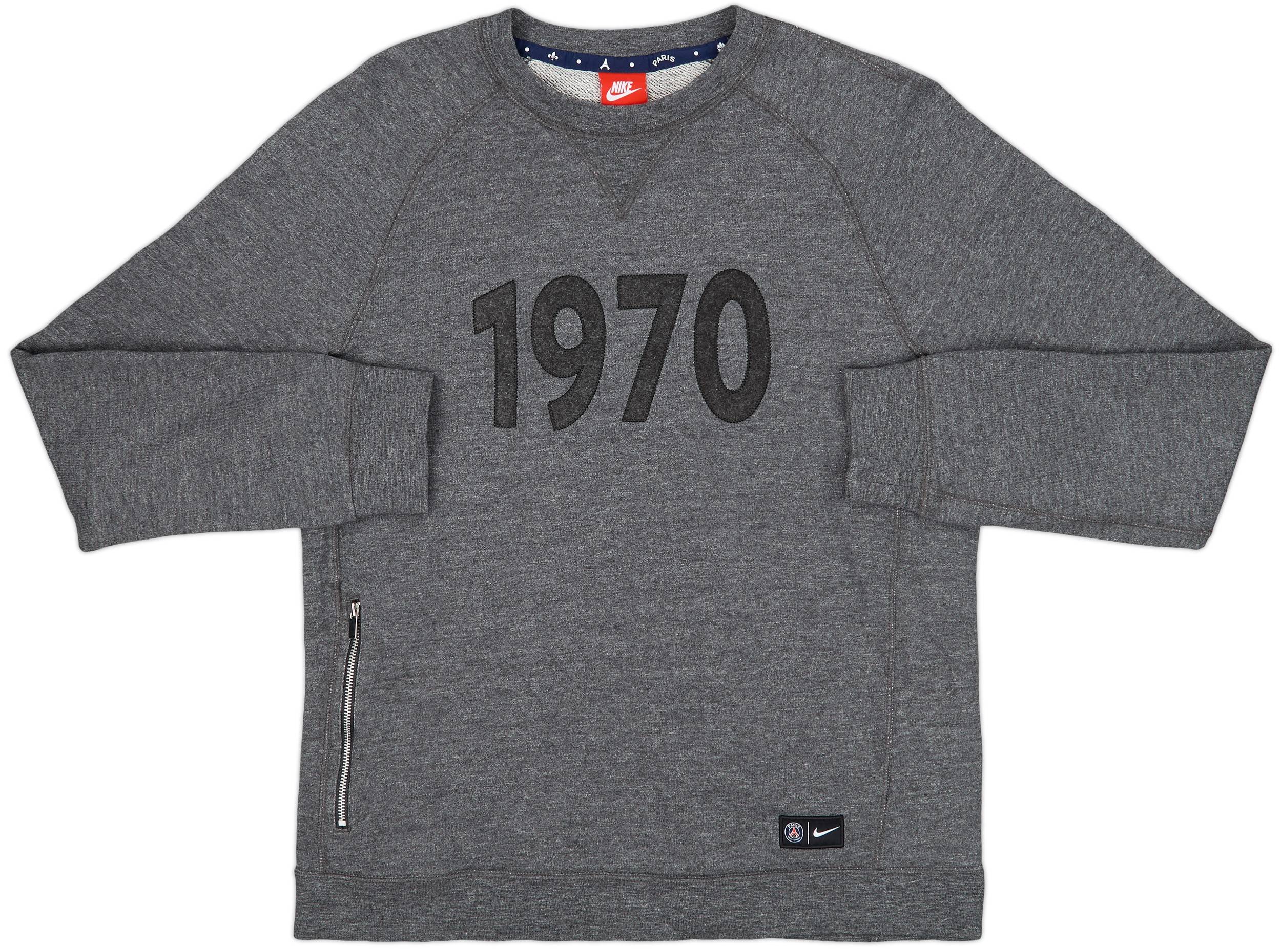 2016-17 Paris Saint-Germain '1970' Nike Sweat Top - 8/10 - (M)