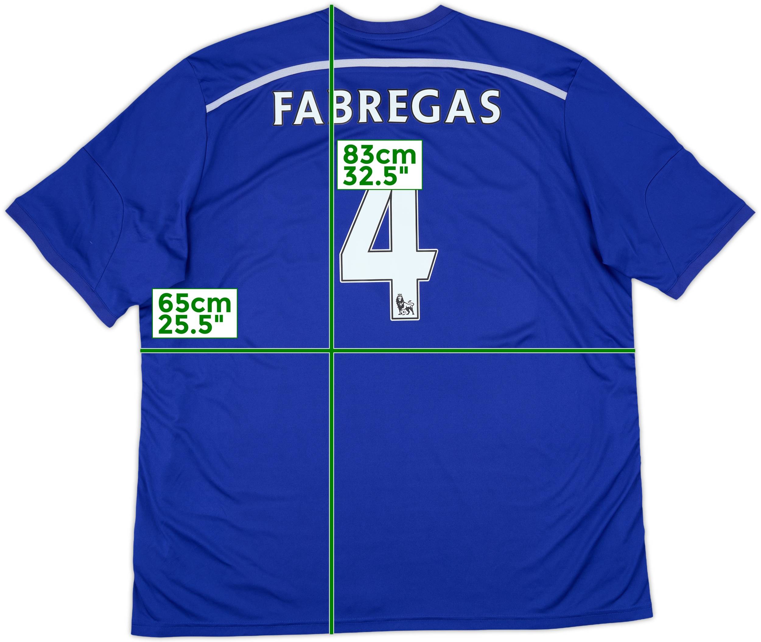 2014-15 Chelsea Home Shirt Fabregas #4 - 9/10 - (3XL)