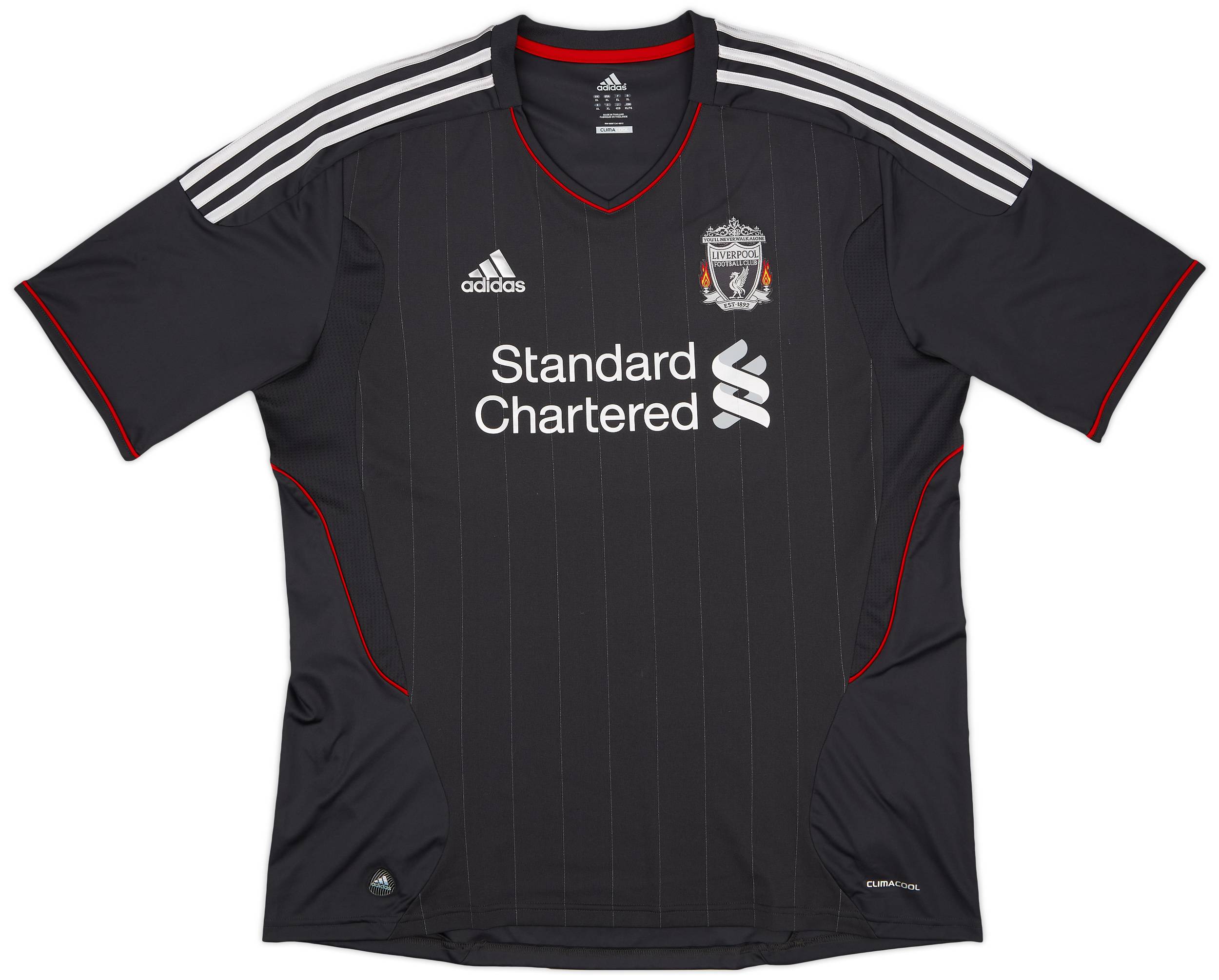 リヴァプール12-13アウェイ　ユニフォームGERRARD 8 2012-13 Liverpool Away Shirt Gerrard #8 - 8/10 - (XL.Boys)