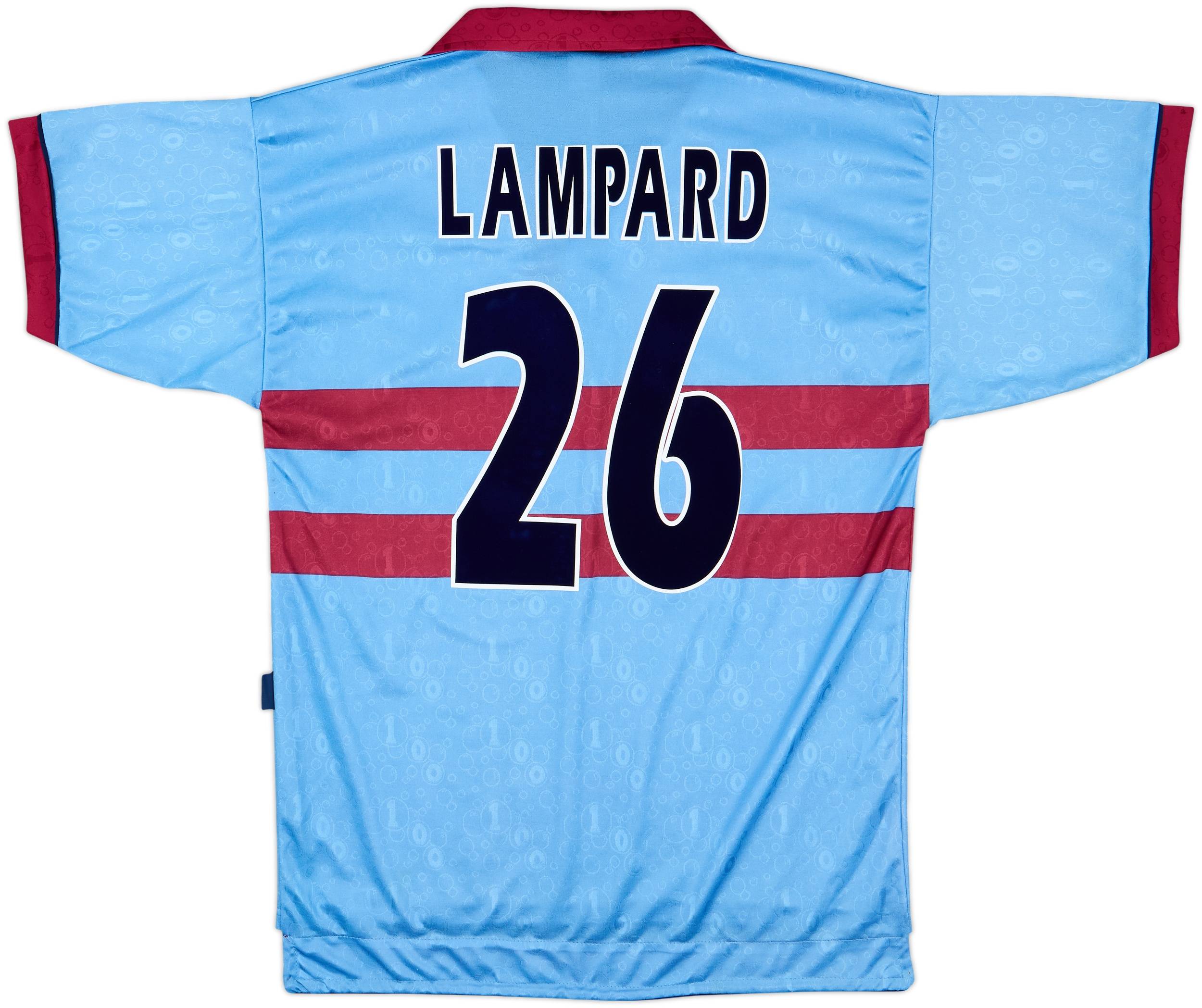 1995-97 West Ham Centenary Away Shirt Lampard #26 - 7/10 - (M)