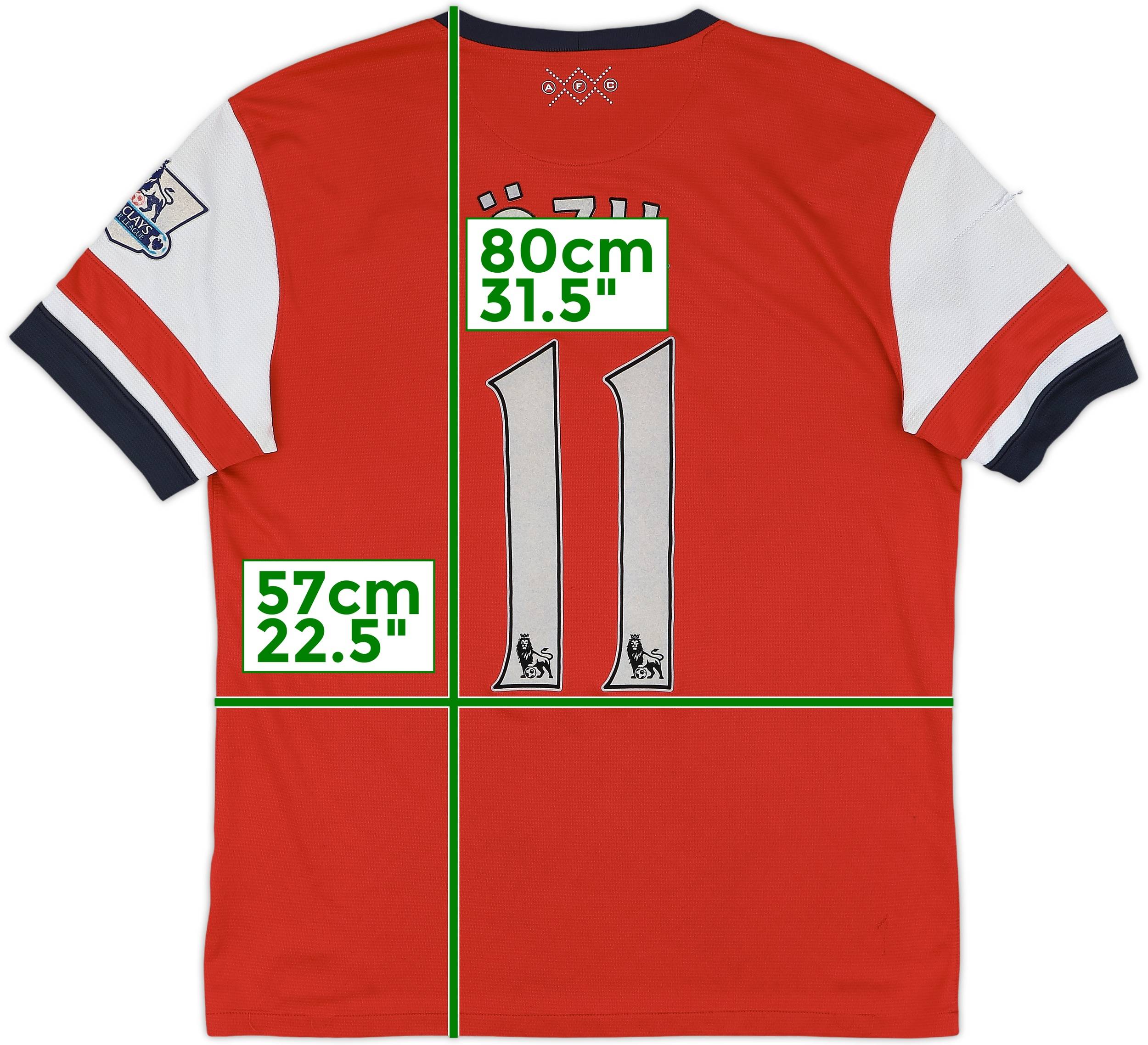 2012-14 Arsenal Home Shirt Ozil #11 - 4/10 - (L)