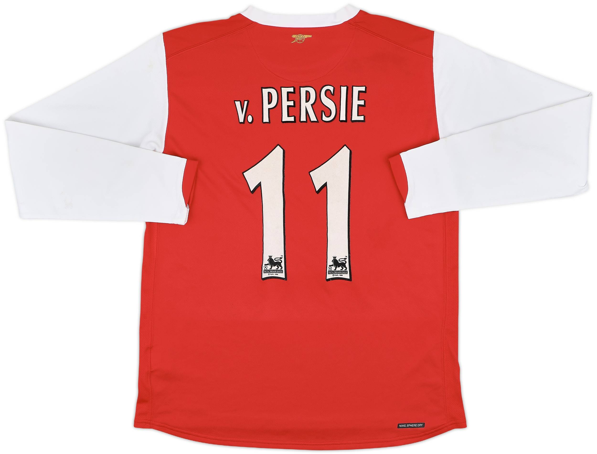 2006-08 Arsenal Home L/S Shirt v.Persie #11 - 4/10 - (M)