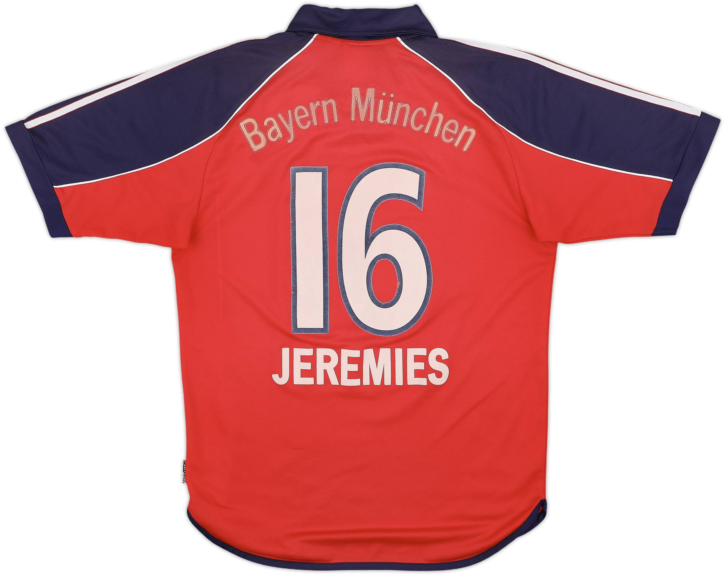 1999-2001 バイエルン ホームユニフォーム 16番イェレミース 1999-01 Bayern Munich Home Shirt Jeremies #16 - 5/10 - (M)