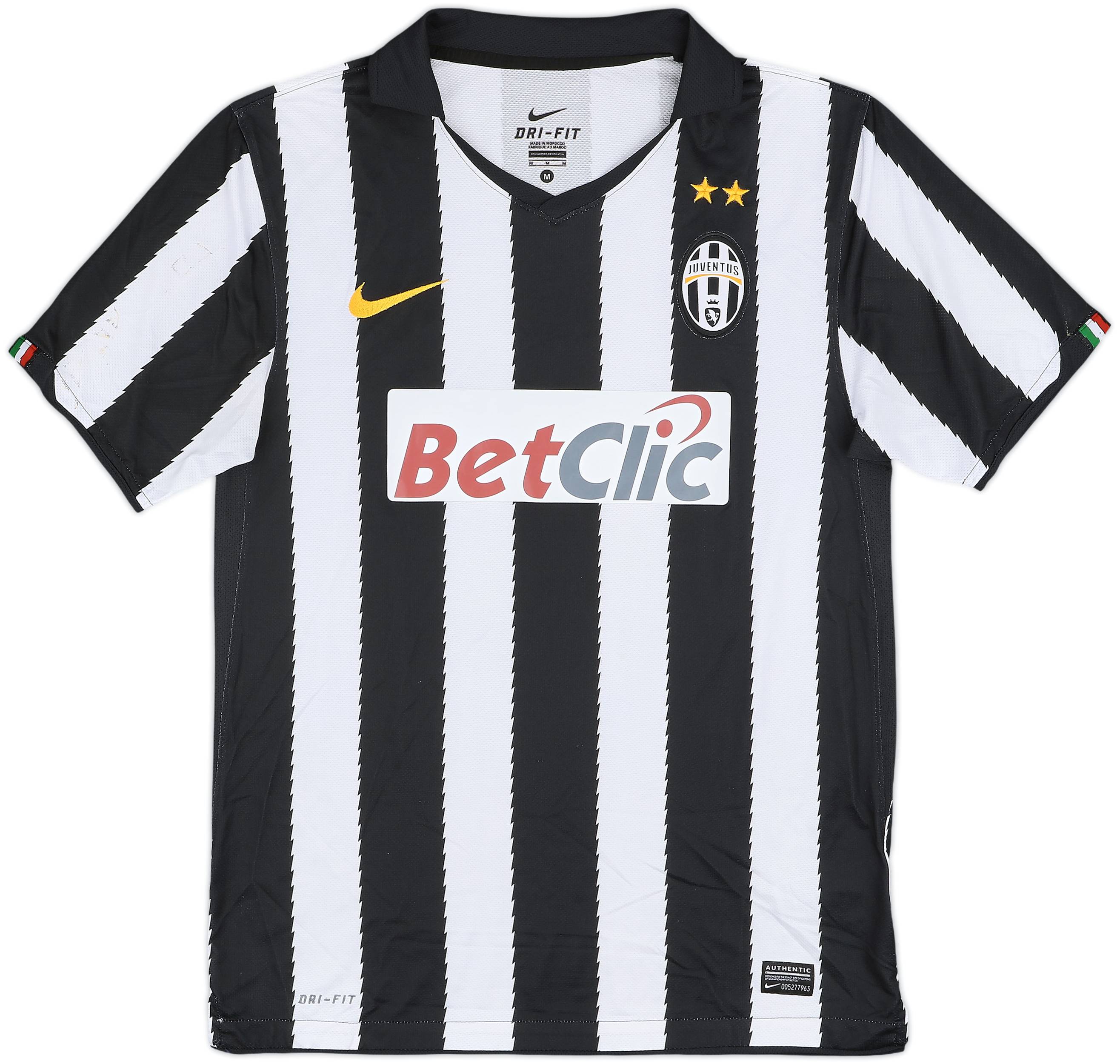 2010-11 Juventus Home Shirt Aquilani #14 - 4/10 - (M)