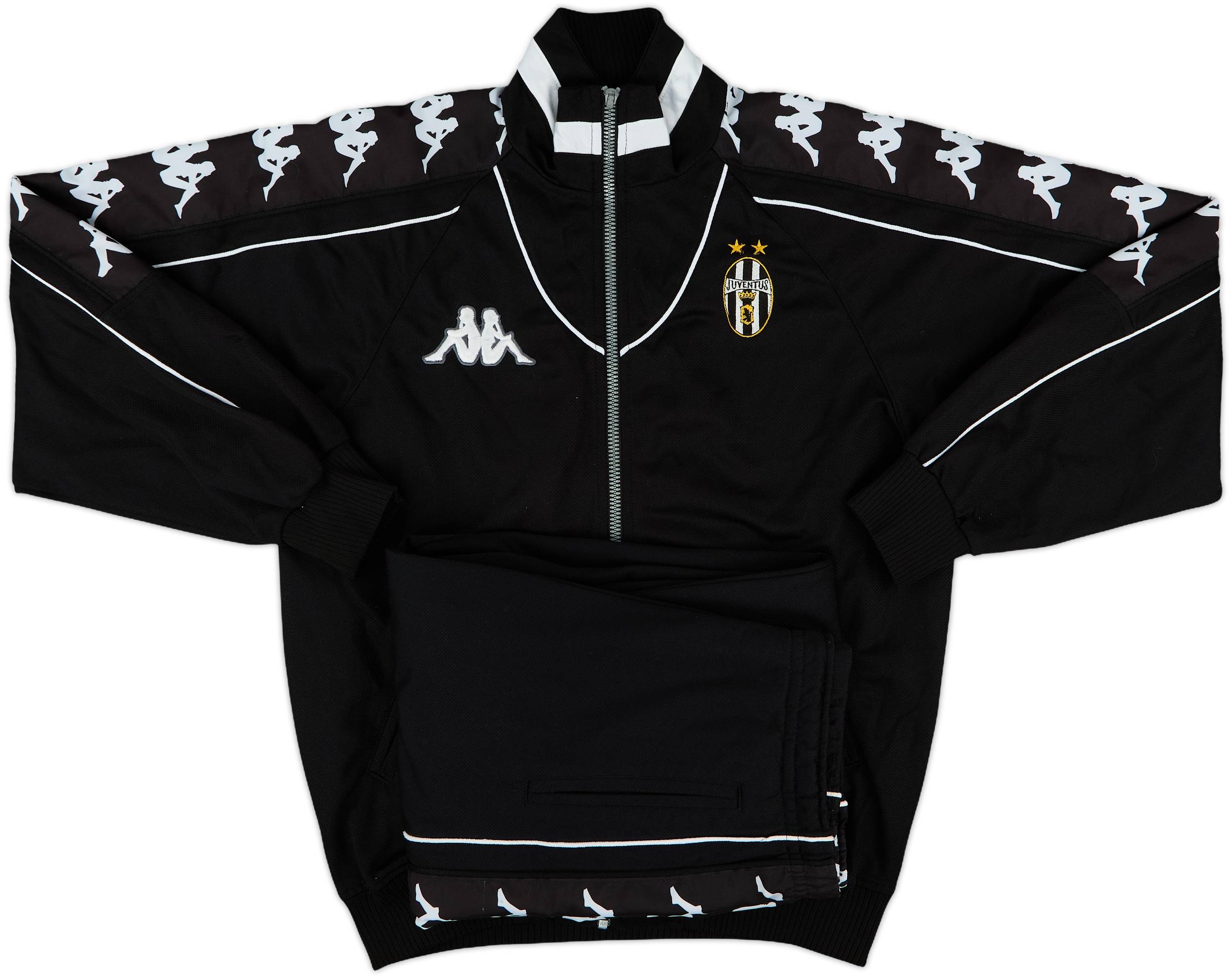 1998-99 90s Kappa Juventus トラックジャケット 1998-99 Juventus Kappa Player Issue Tracksuit - 9/10 - (XL)