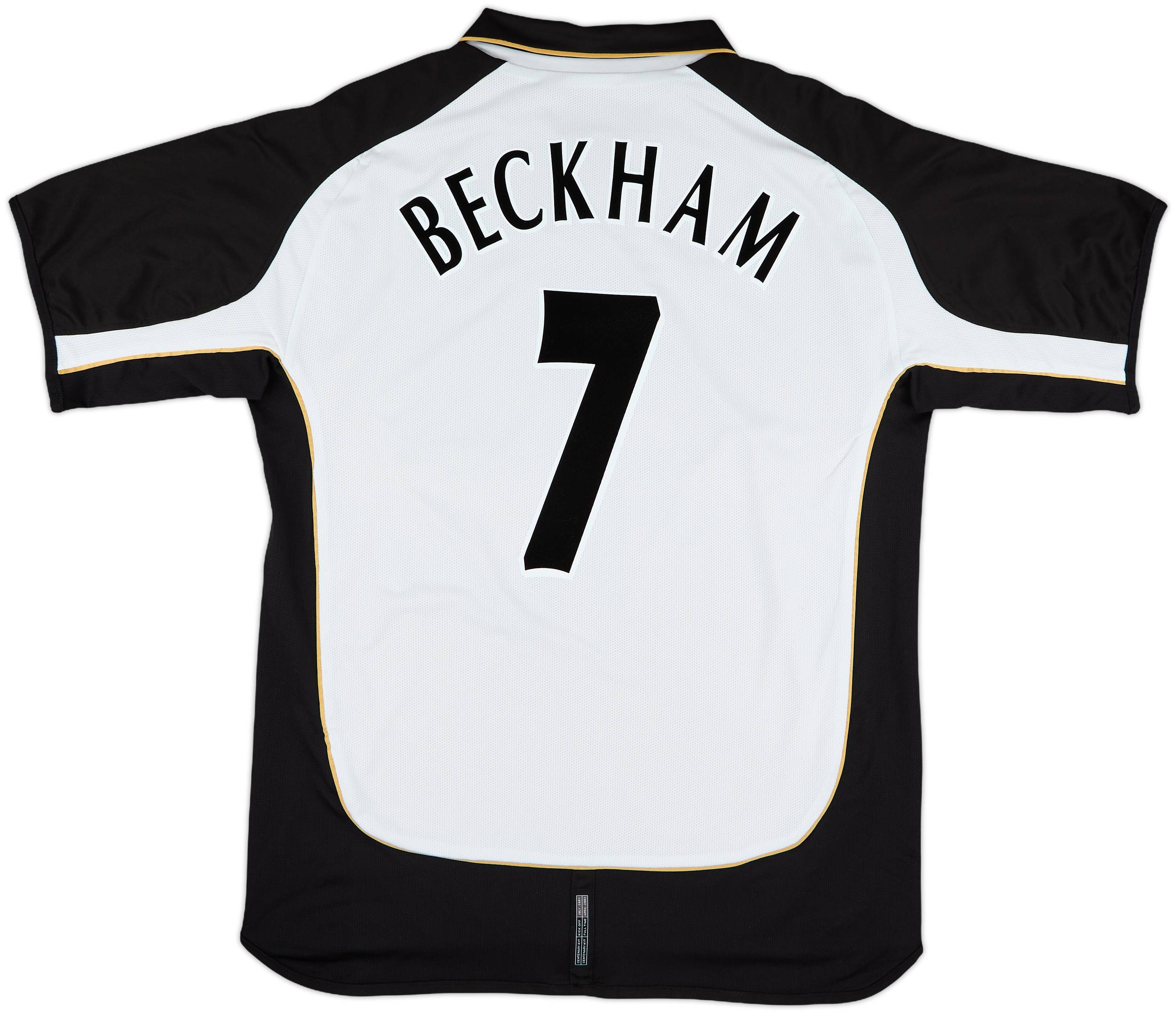 【正規01/02マンチェスターU away 3rd L/S Beckham#7】 2001-02 Manchester United Centenary Away/Third Shirt Beckham