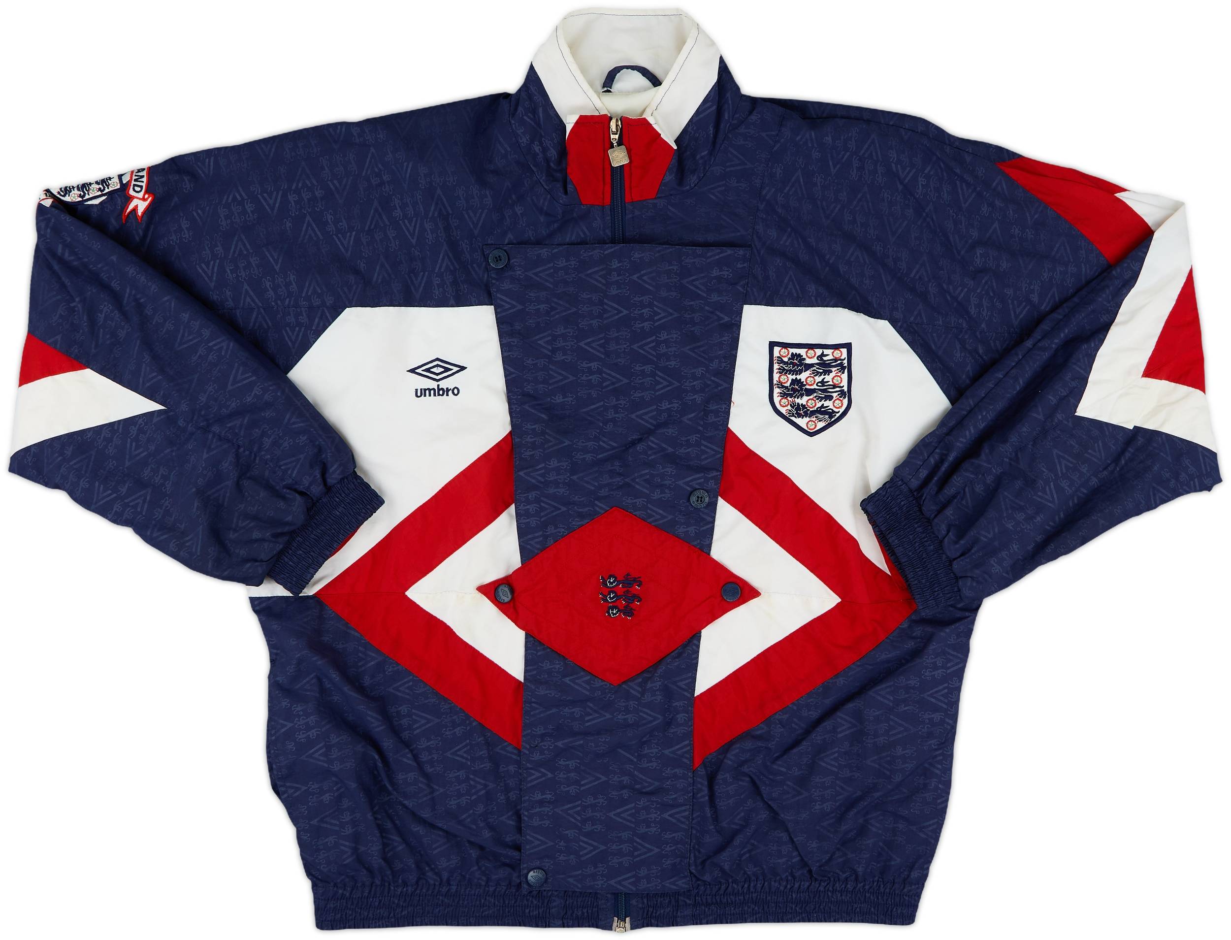 ウェア England Official Wear Umbro 1990-92 England Umbro Tracksuit - 9/10 - (XL)