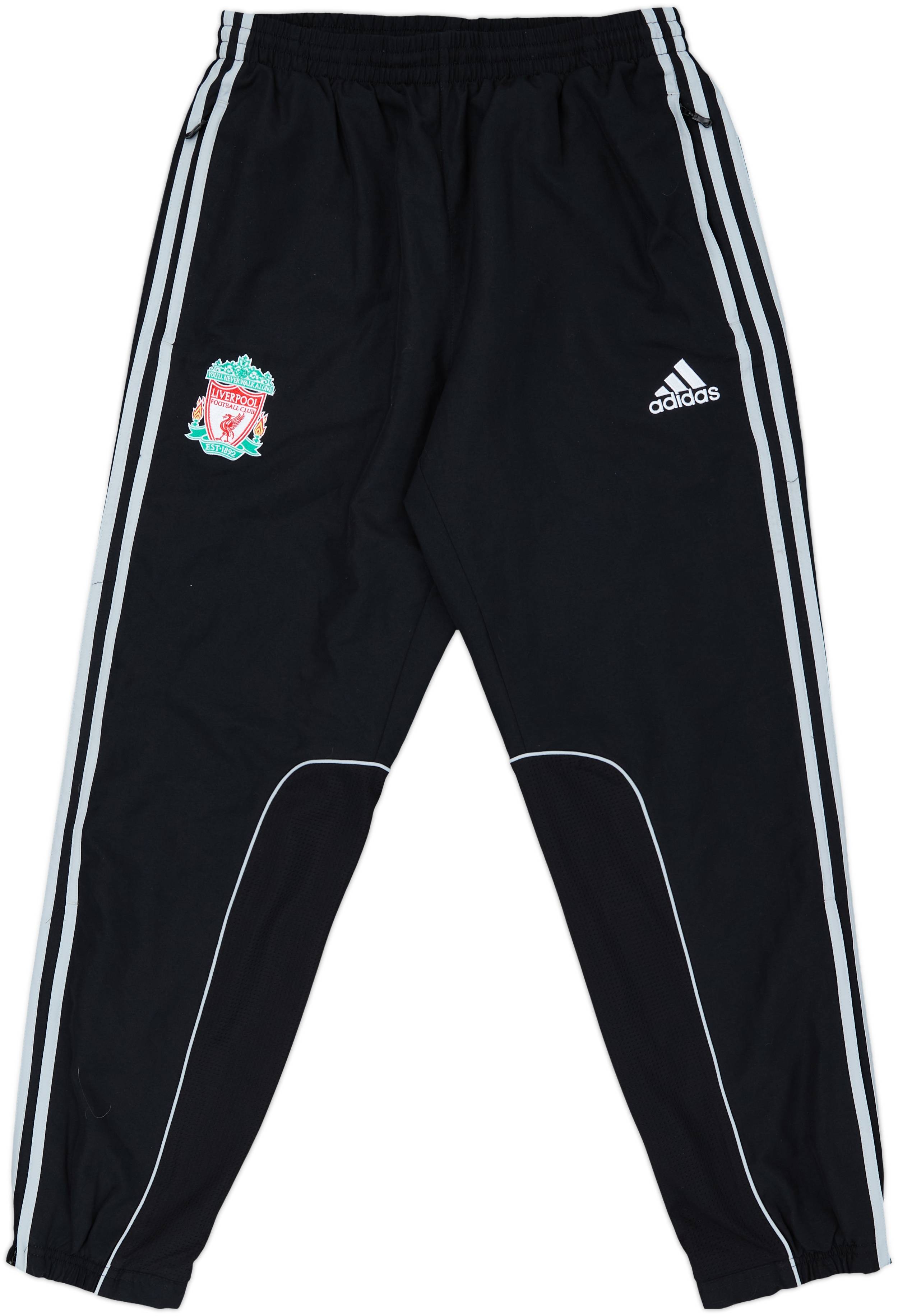 adidas LIVERPOOL トラックパンツ CL 着用 ブラック XO 2008-09 Liverpool adidas Track Pants/Bottoms - 9/10 - (M)