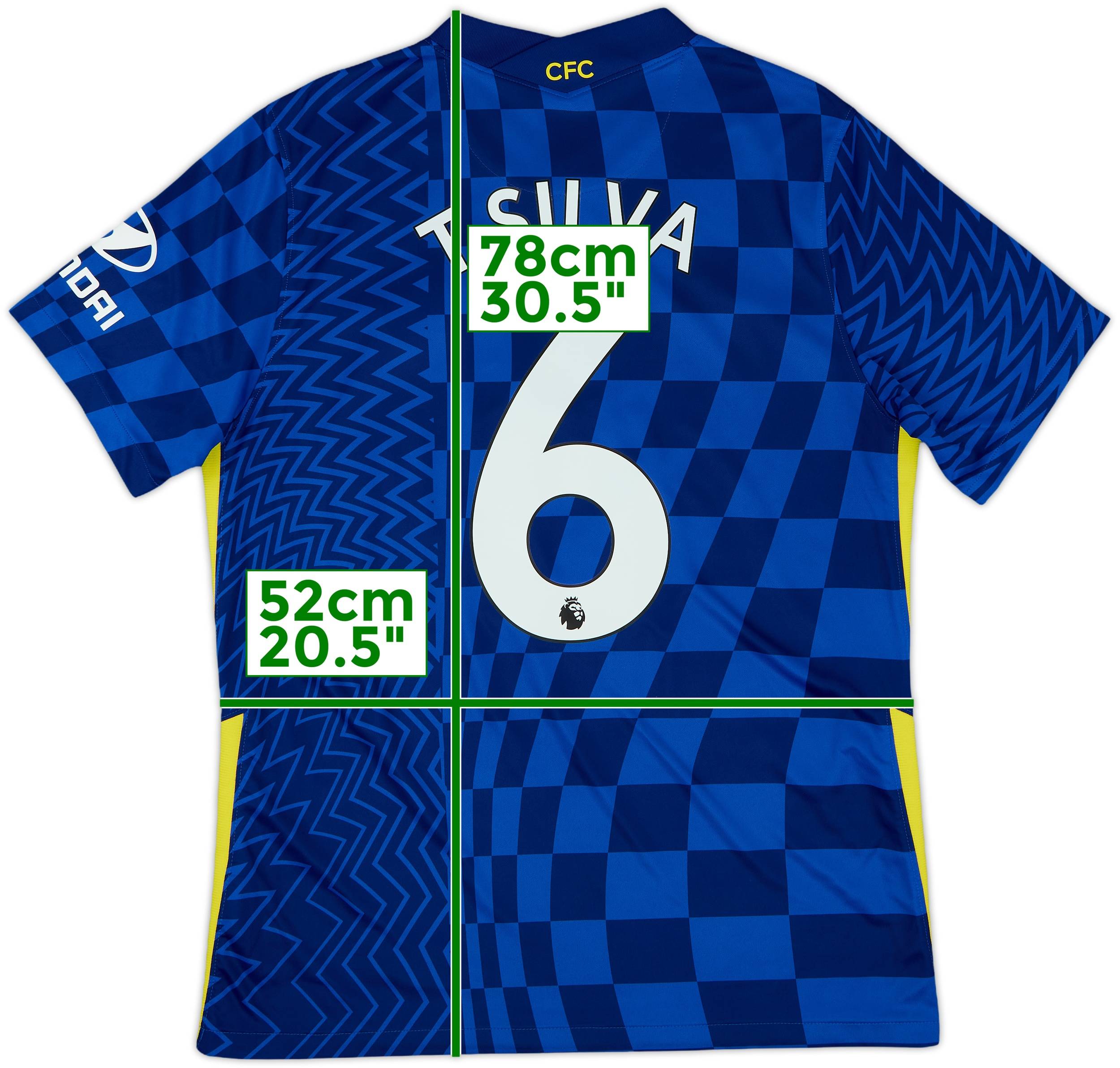 Chelsea T.SILVA ユニフォーム 2022/23 Chelsea Authentic Home Jersey #6 T. Silva 2XL Nike