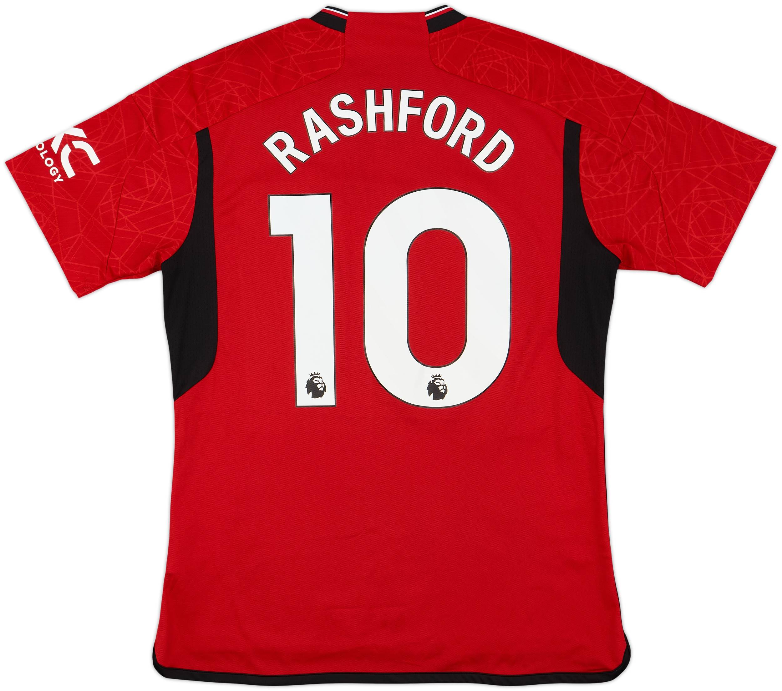 大胸筋 ラッシュフォード #10 Rashford Lサイズ ManU 2023-24 Manchester United Home Shirt Rashford #10 - 10/10 - (L)