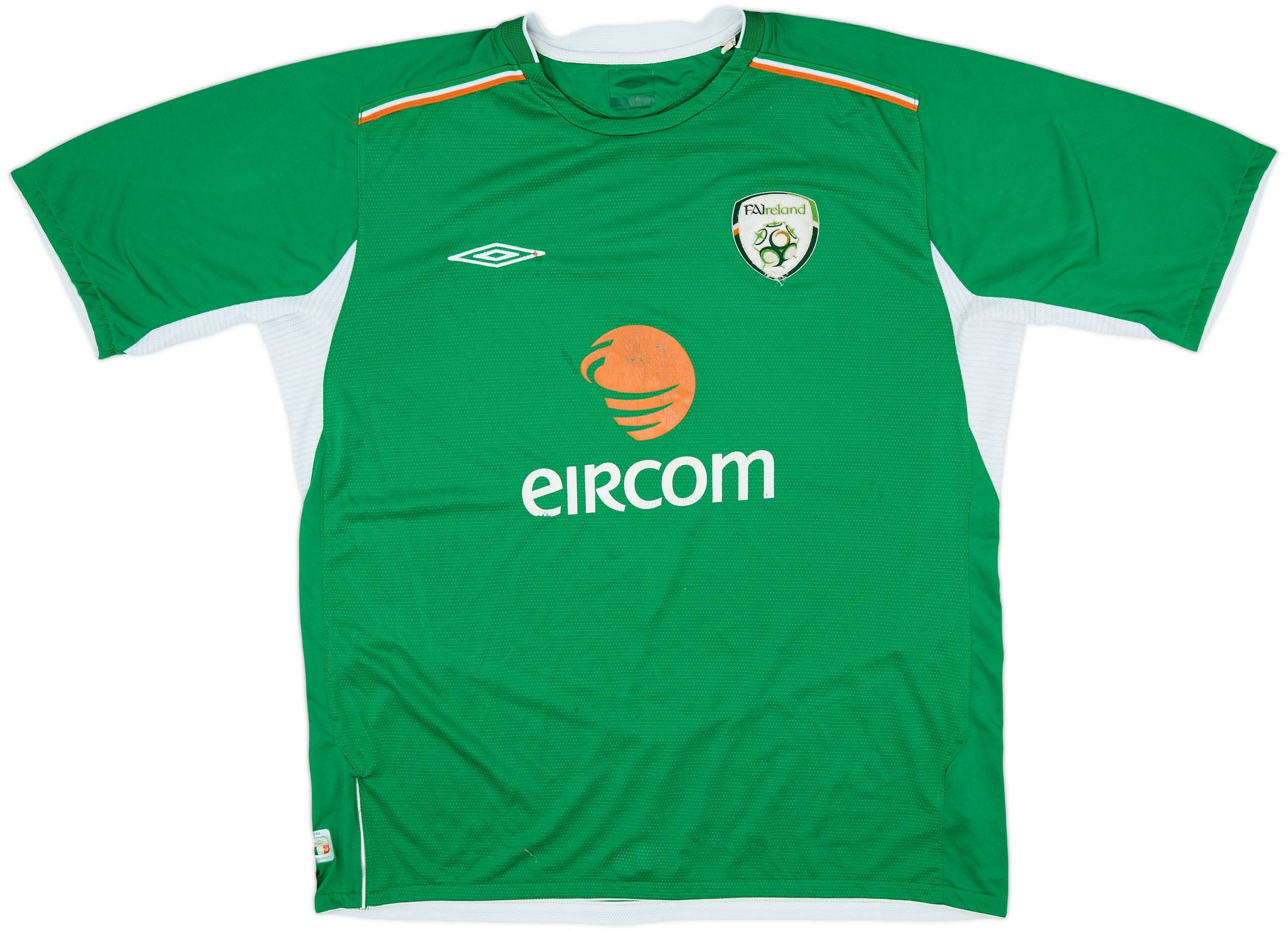 ウェア UMBRO 2004 Ireland football shirts 2004-06 Ireland Home Shirt - 5/10 - (XL)