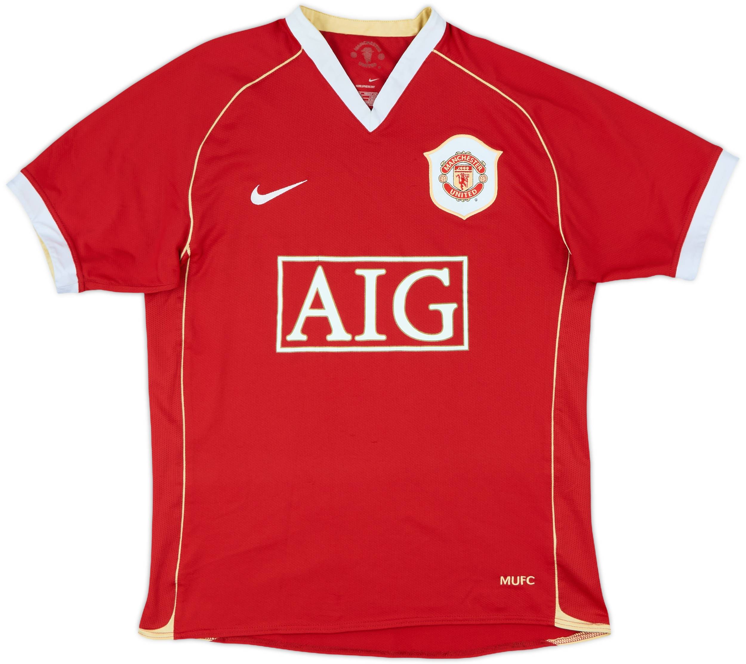 Manchester United 07/08 L パッチ付き テベス32